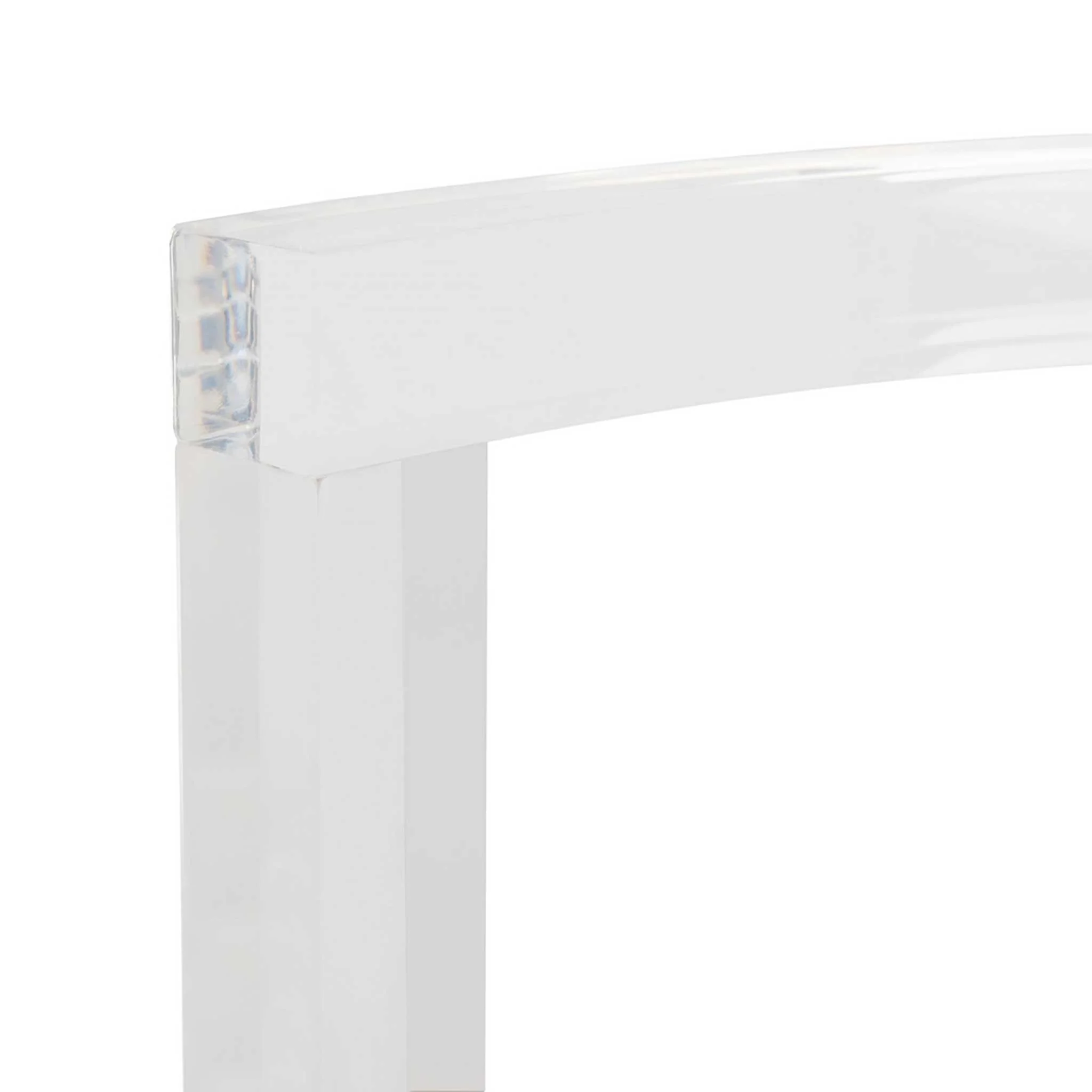 June 2 Tier Acrylic Bar Cart Clear - Image 5