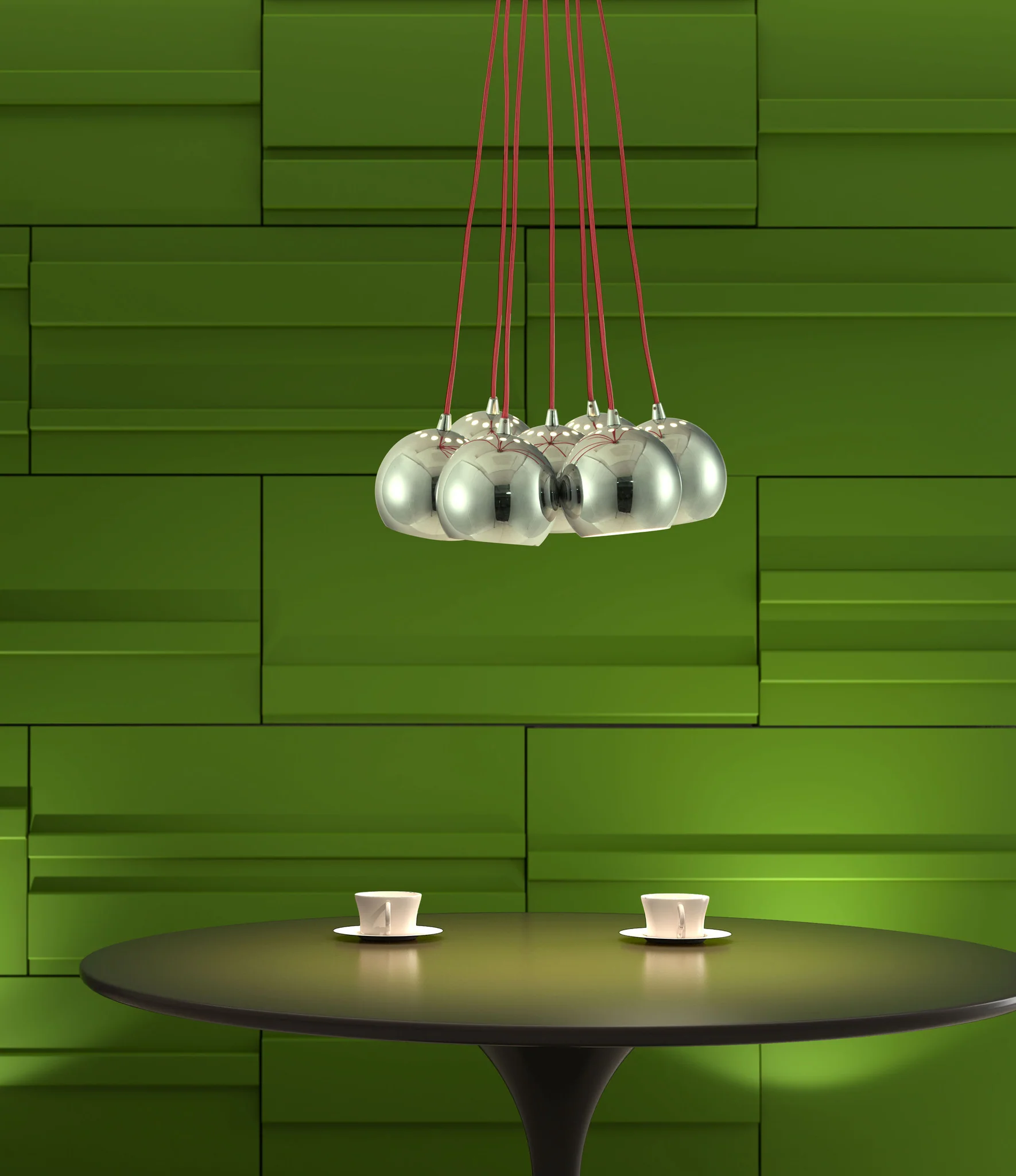 Kaag Ceiling Lamp Red - Image 4