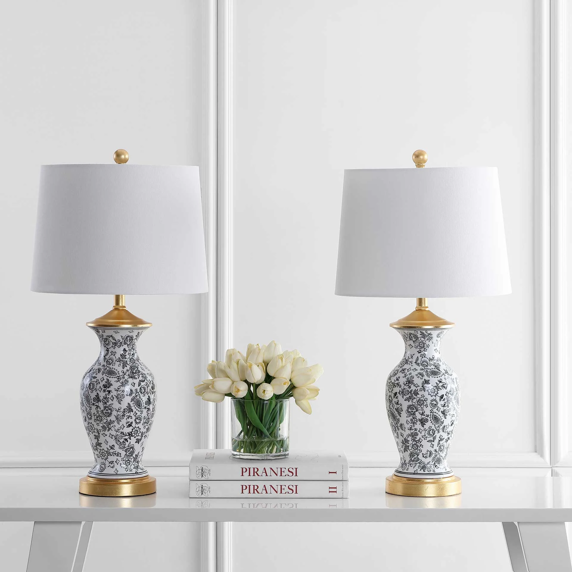 Kabir Table Lamp Black/White (Set of 2) - Image 3