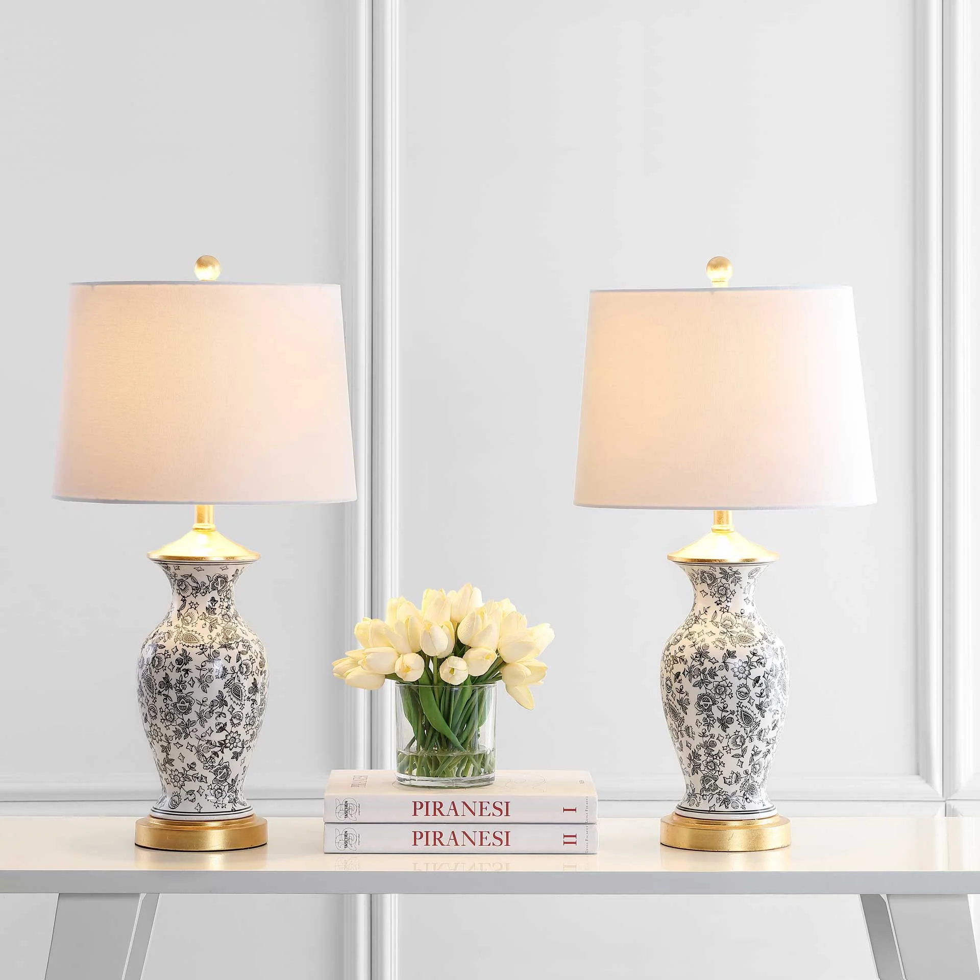 Kabir Table Lamp Black/White (Set of 2) - Image 4