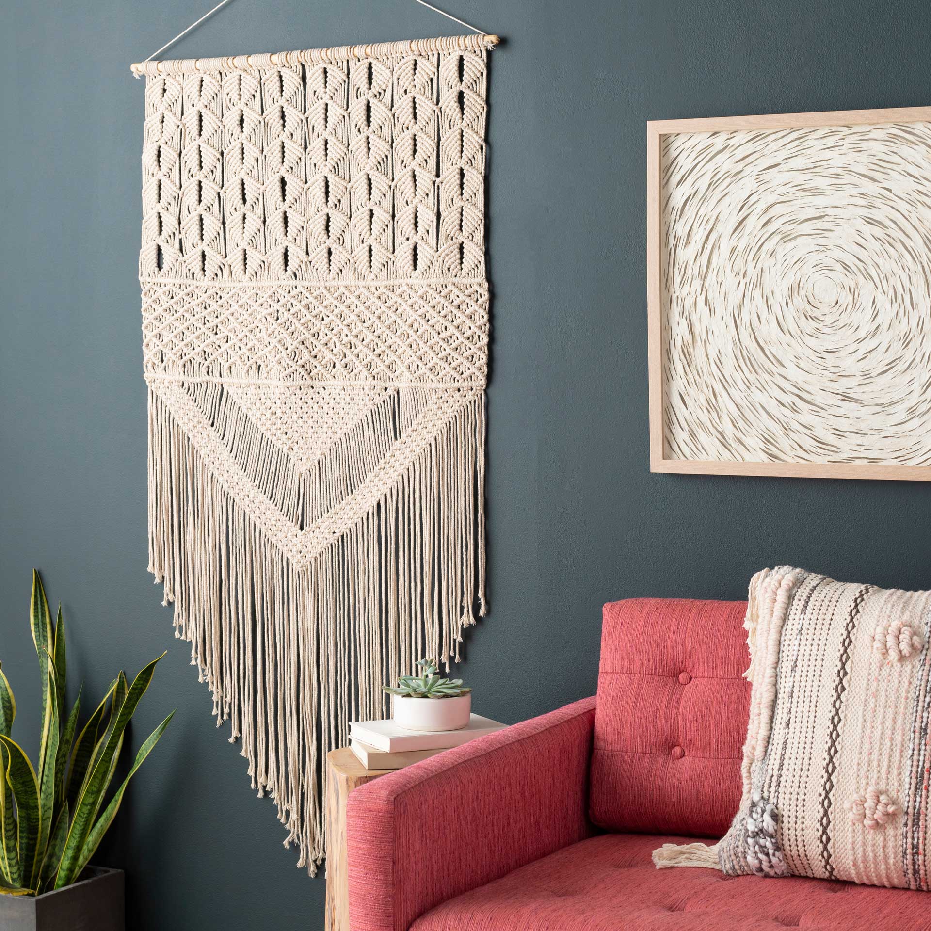 Kabir Wall Hanging Cream - Image 3