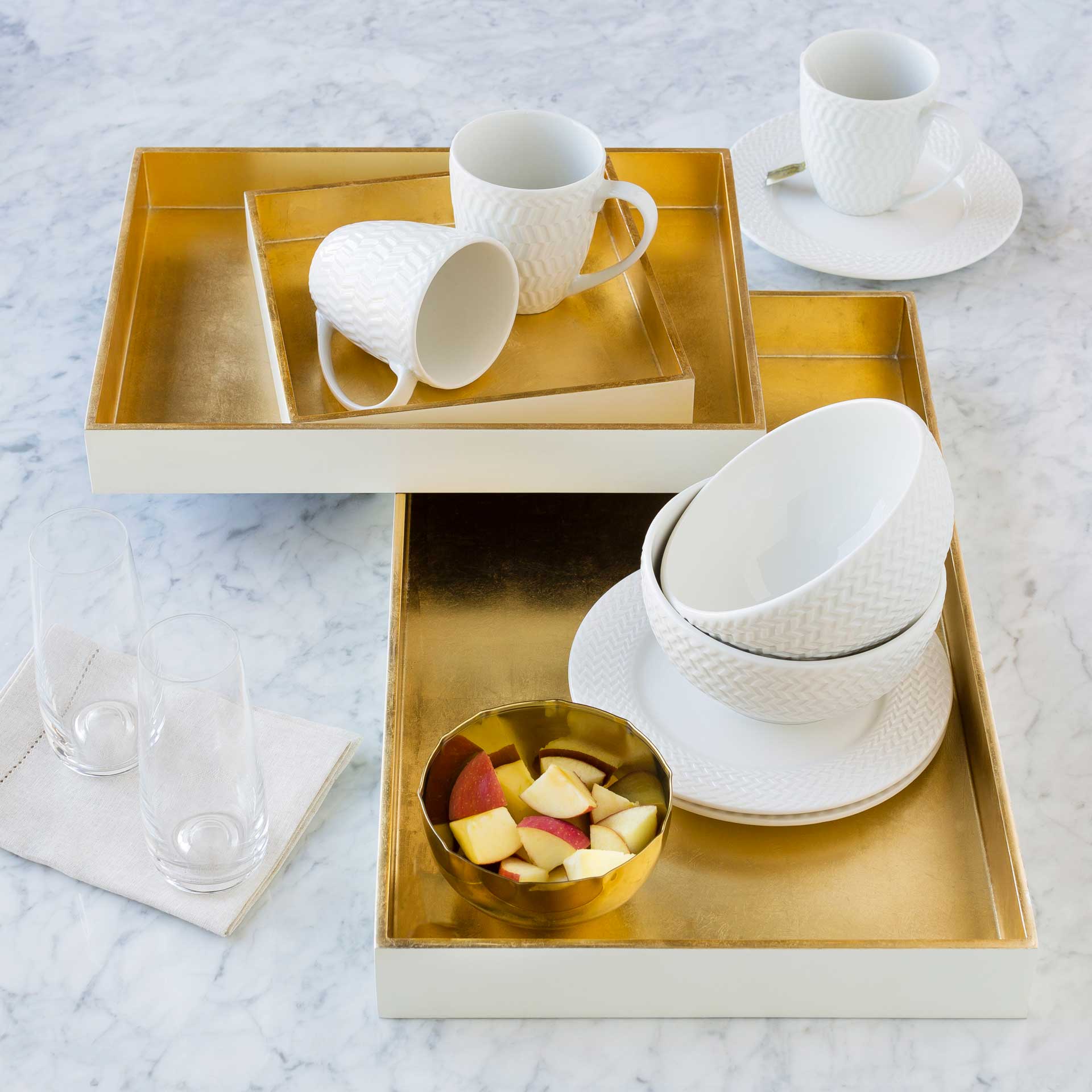 Kaden Tray Set Cream/Wheat - Image 3