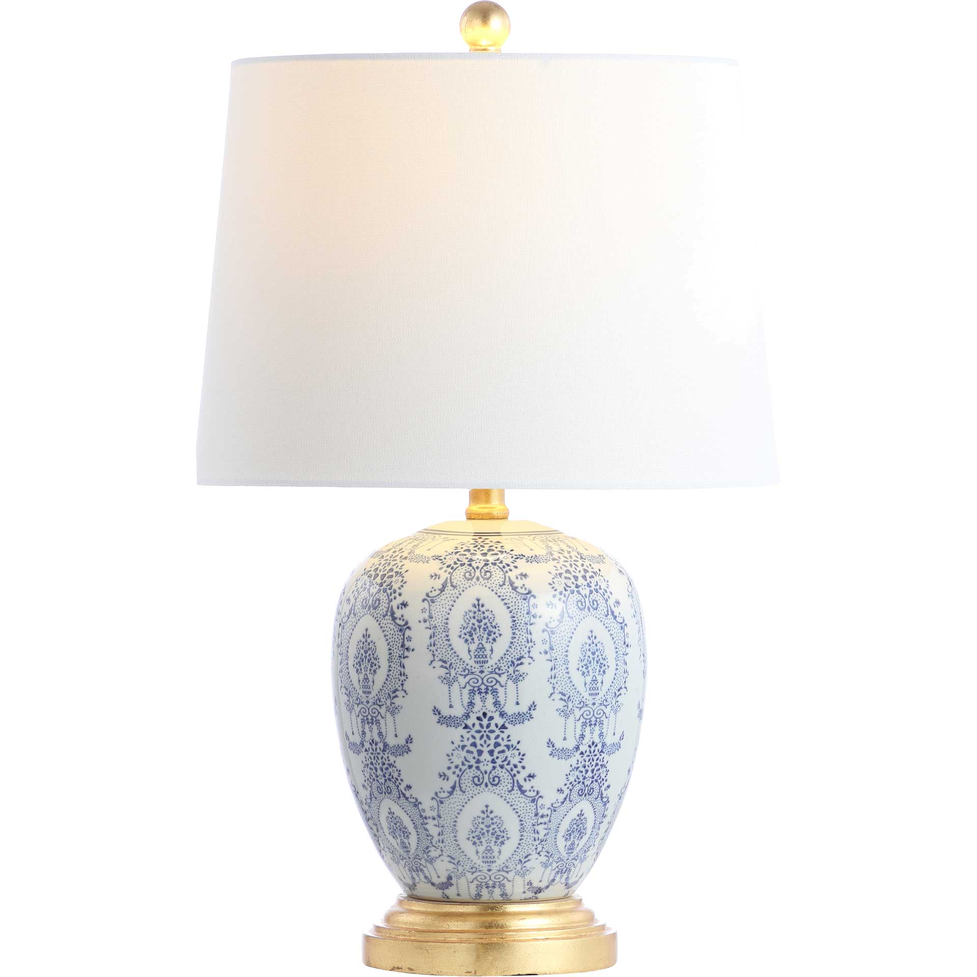 Kahlo Table Lamp Blue/White (Set of 2) - Image 2