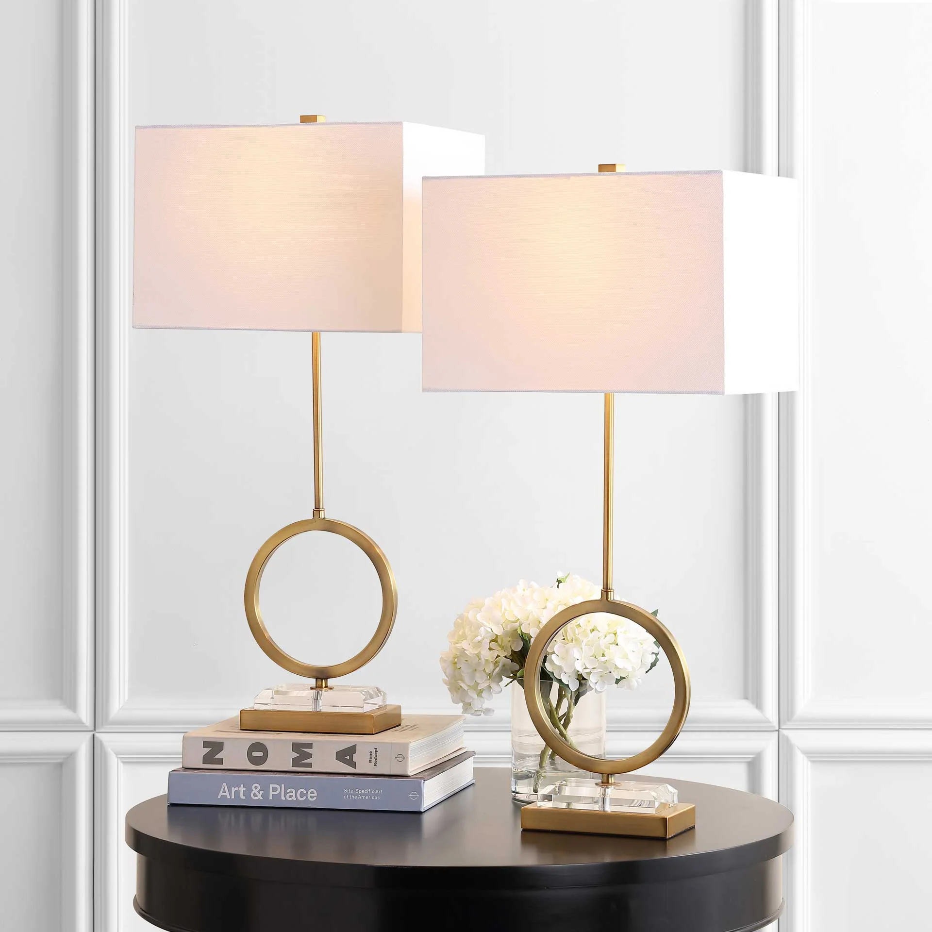 Kaiden Table Lamps Clear/Brass Gold (Set of 2) - Image 6