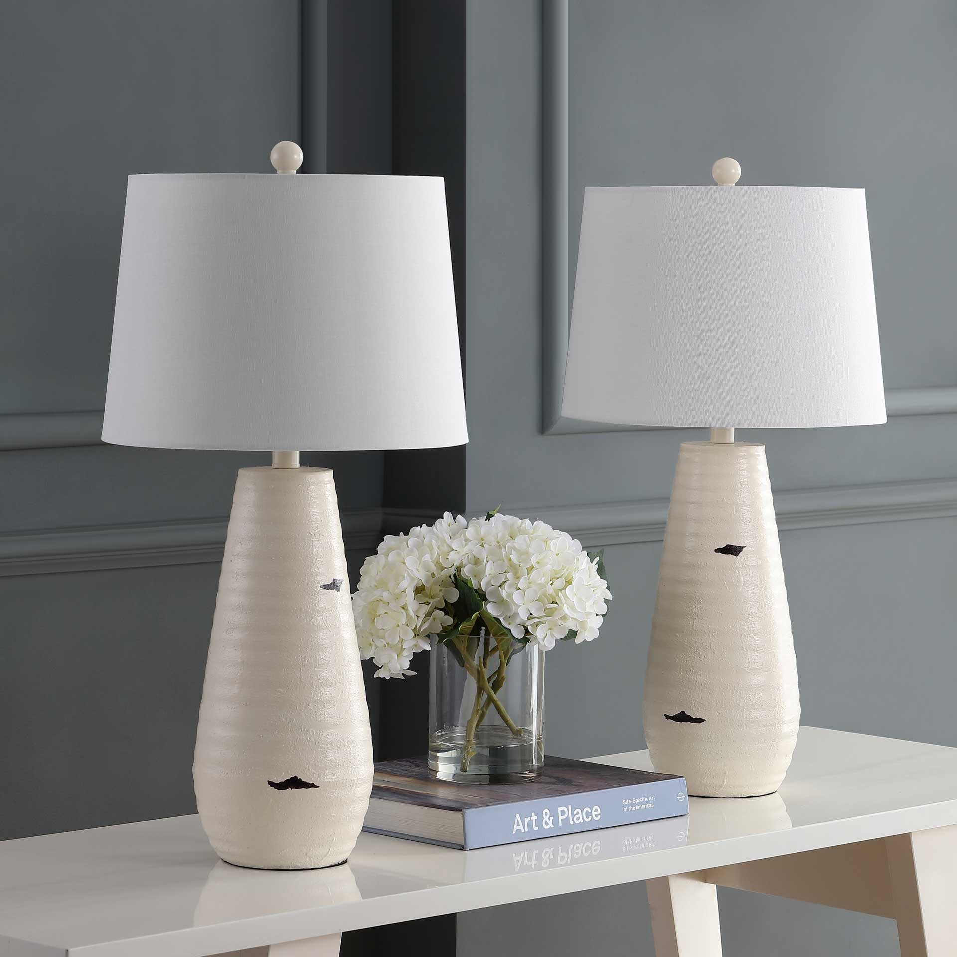 Kaira Table Lamp Cream (Set of 2) - Image 3