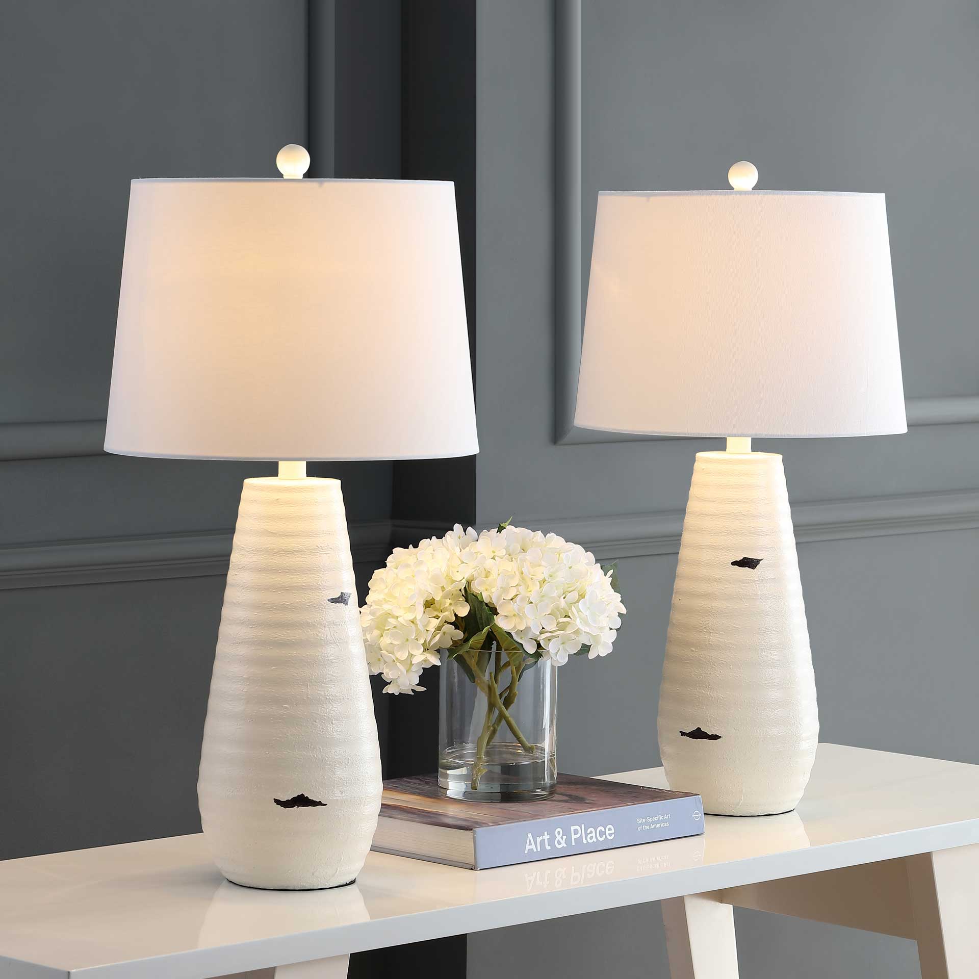 Kaira Table Lamp Cream (Set of 2) - Image 4