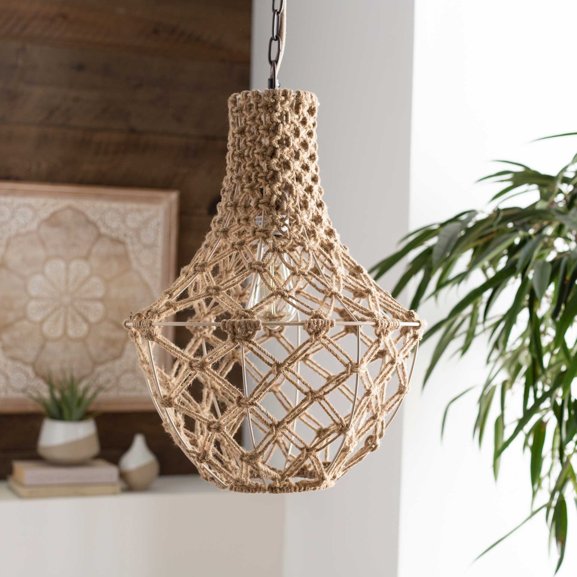 Kairo Ceiling Lamp Natural/Off-White - Image 4
