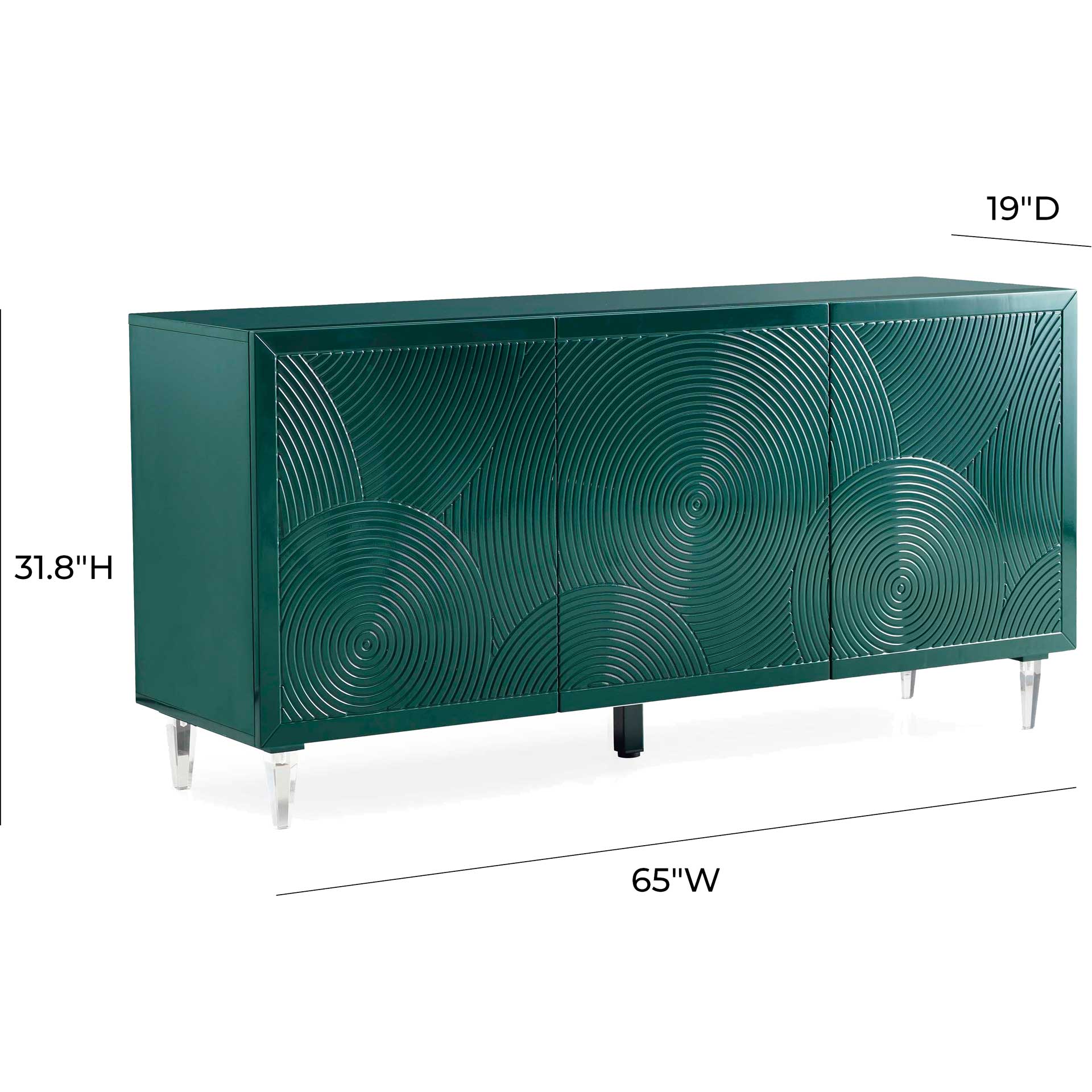 Kaiya Lacquer Buffet Green - Image 8