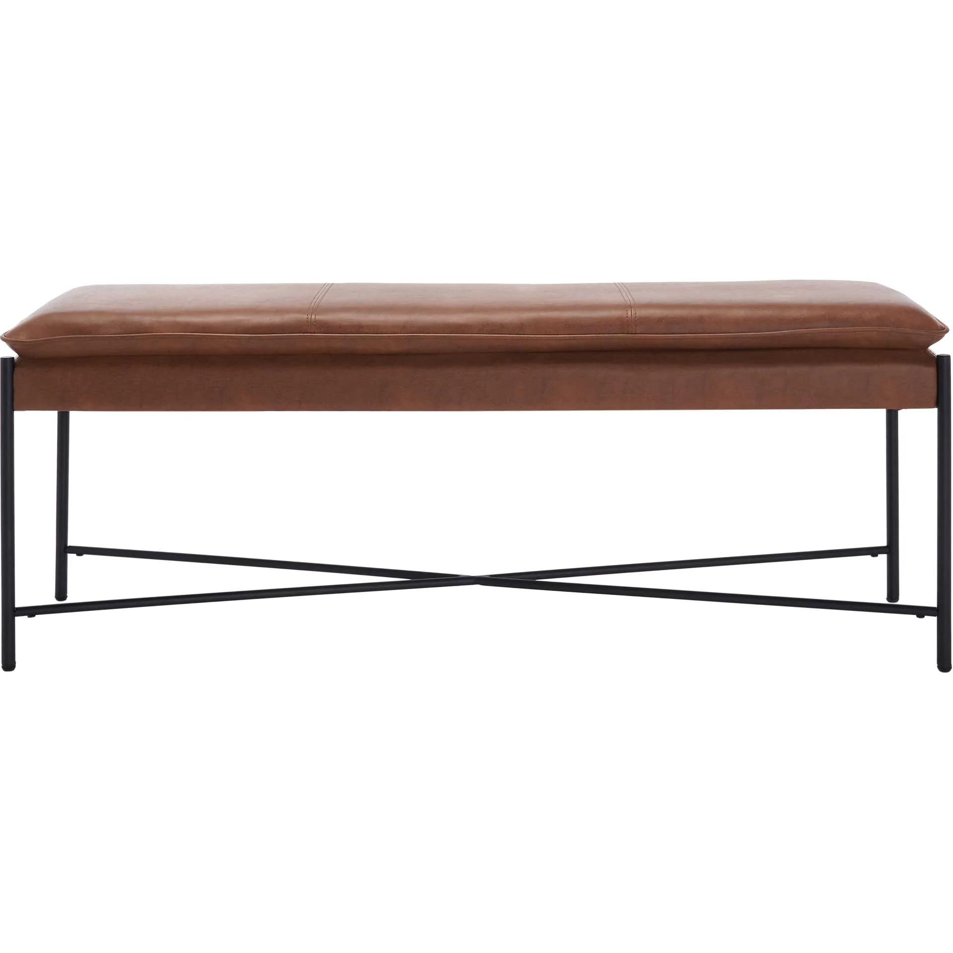 Kamari Cushioned X Bench Brown/Black - Image 2