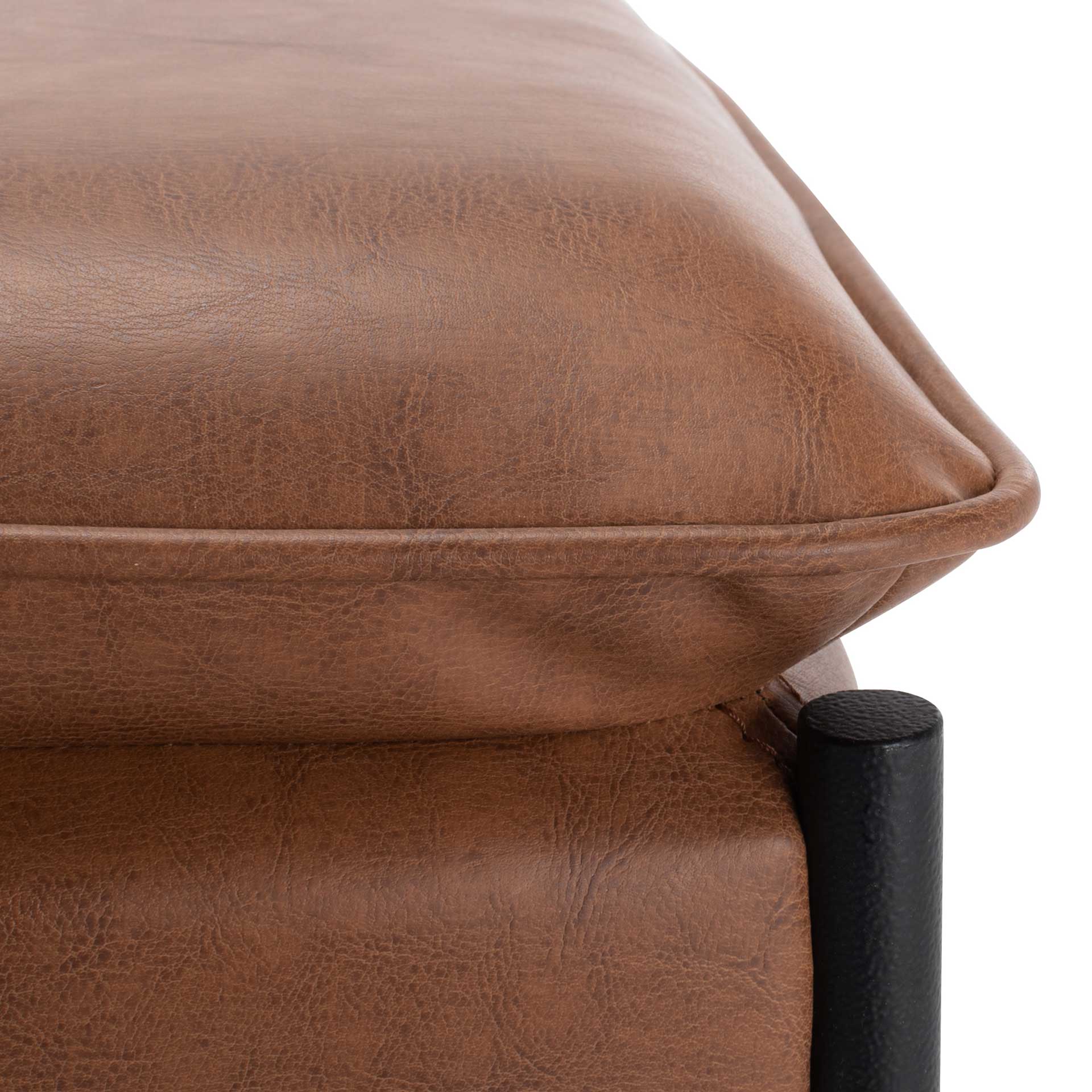 Kamari Cushioned X Bench Brown/Black - Image 5