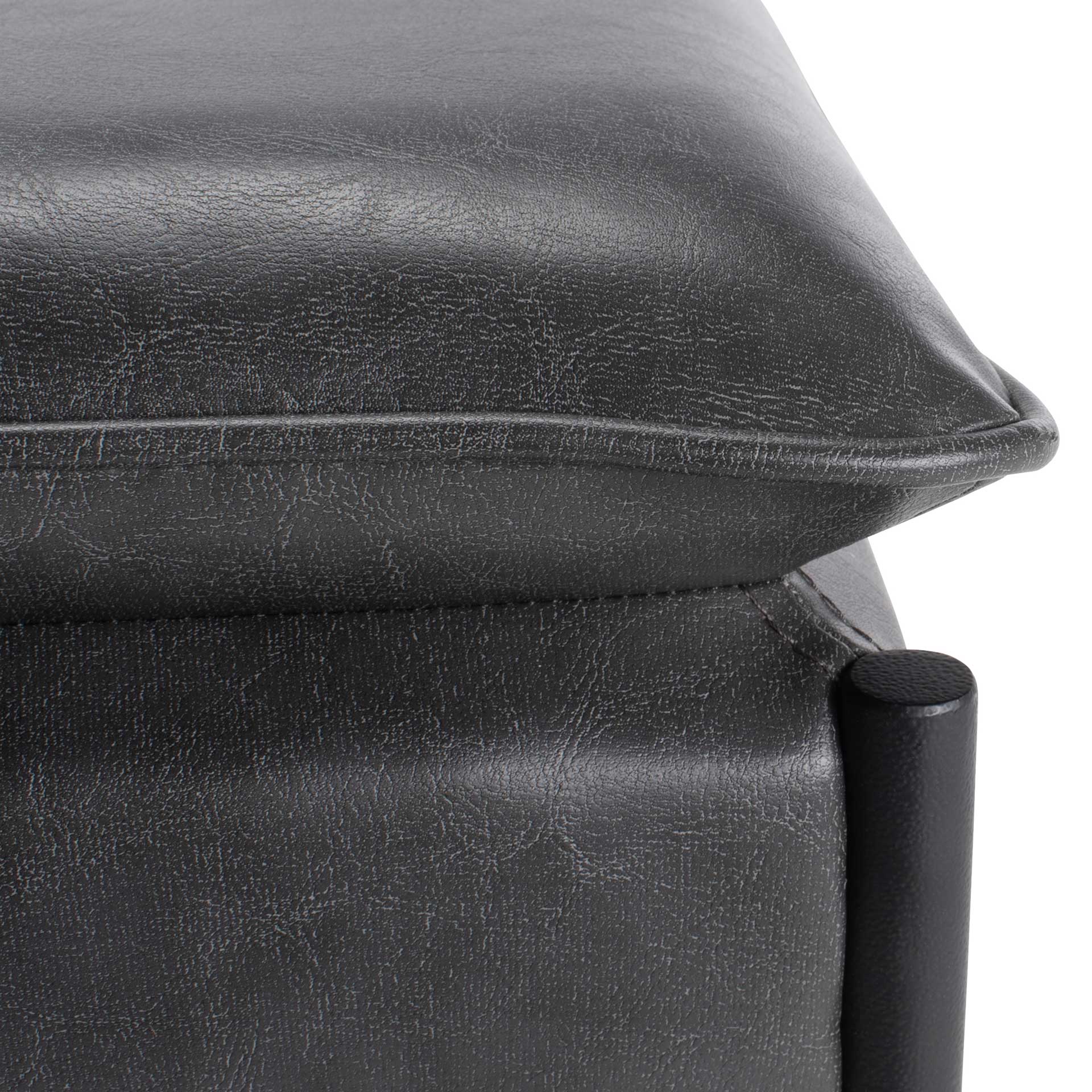 Kamari Cushioned X Bench Gray/Black - Image 5