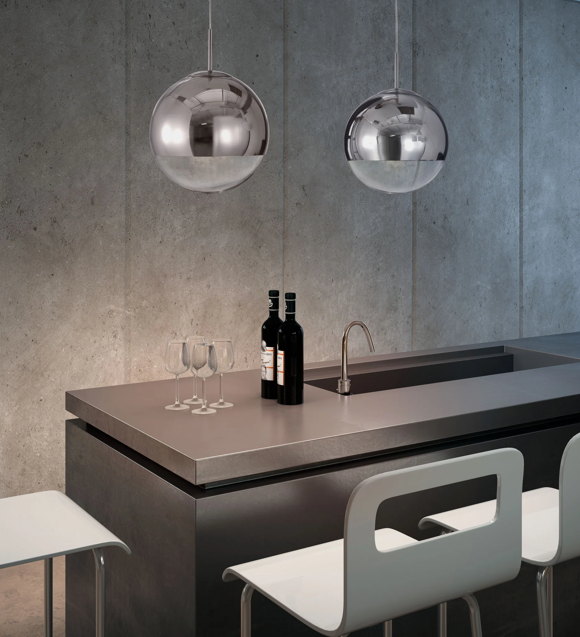 Kampen Ceiling Lamp Chrome - Image 3