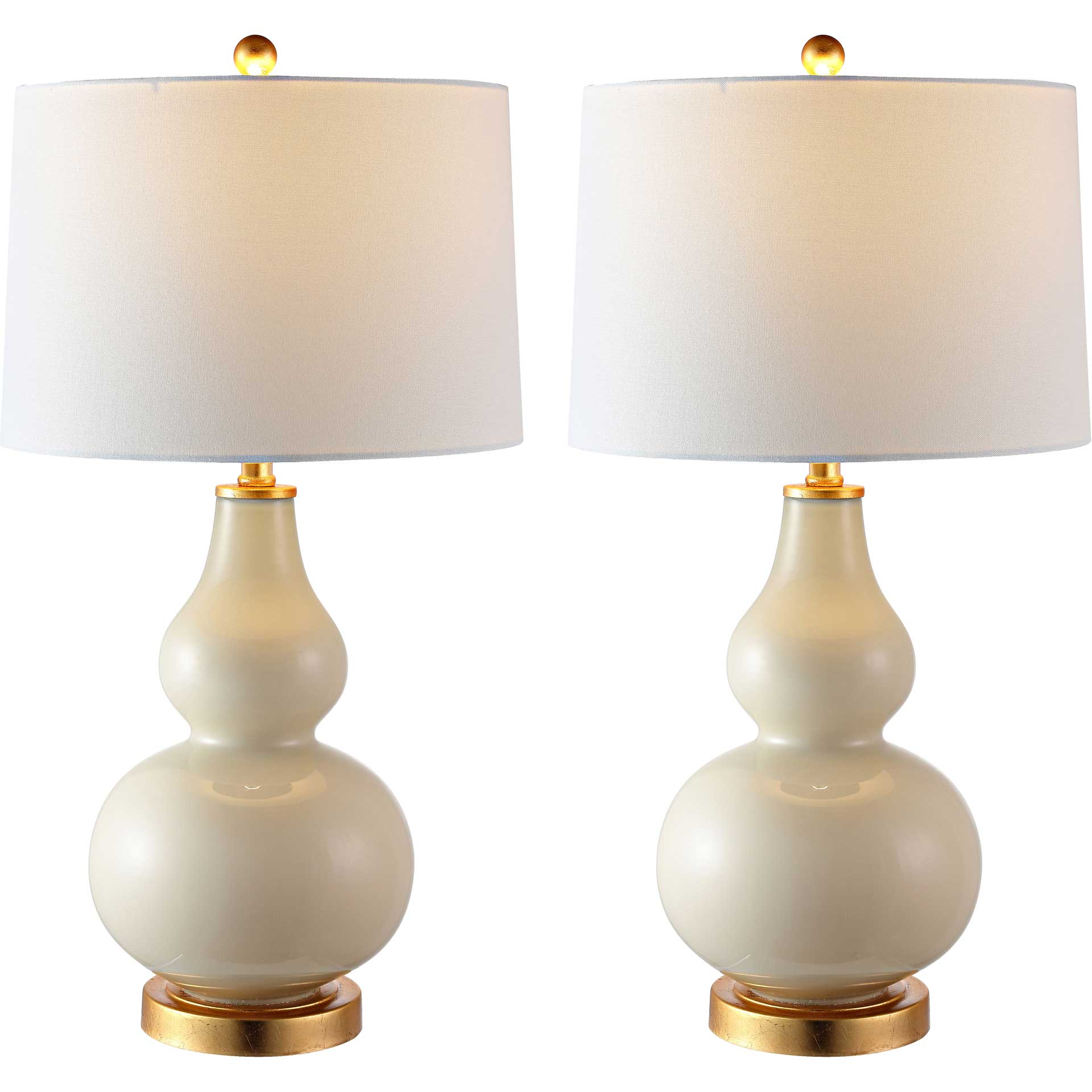 Kamren Table Lamps Cream/Gold (Set of 2) - Image 4