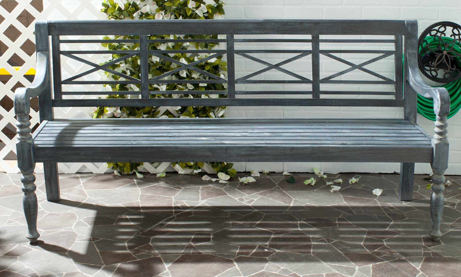 Kane Acacia Bench Ash Gray - Image 4