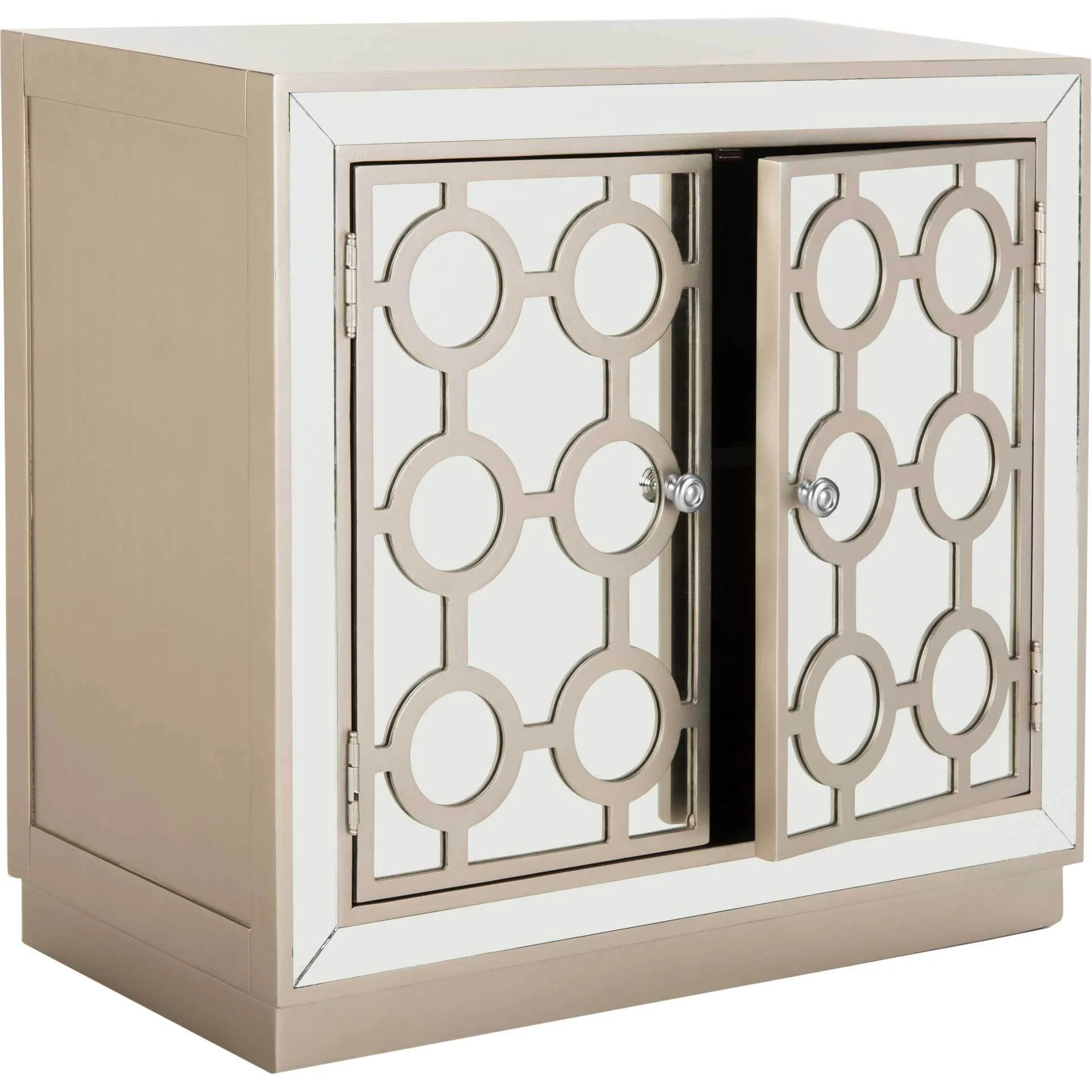 Kara 2 Door Chest Champagne/Nickel/Mirror - Image 2
