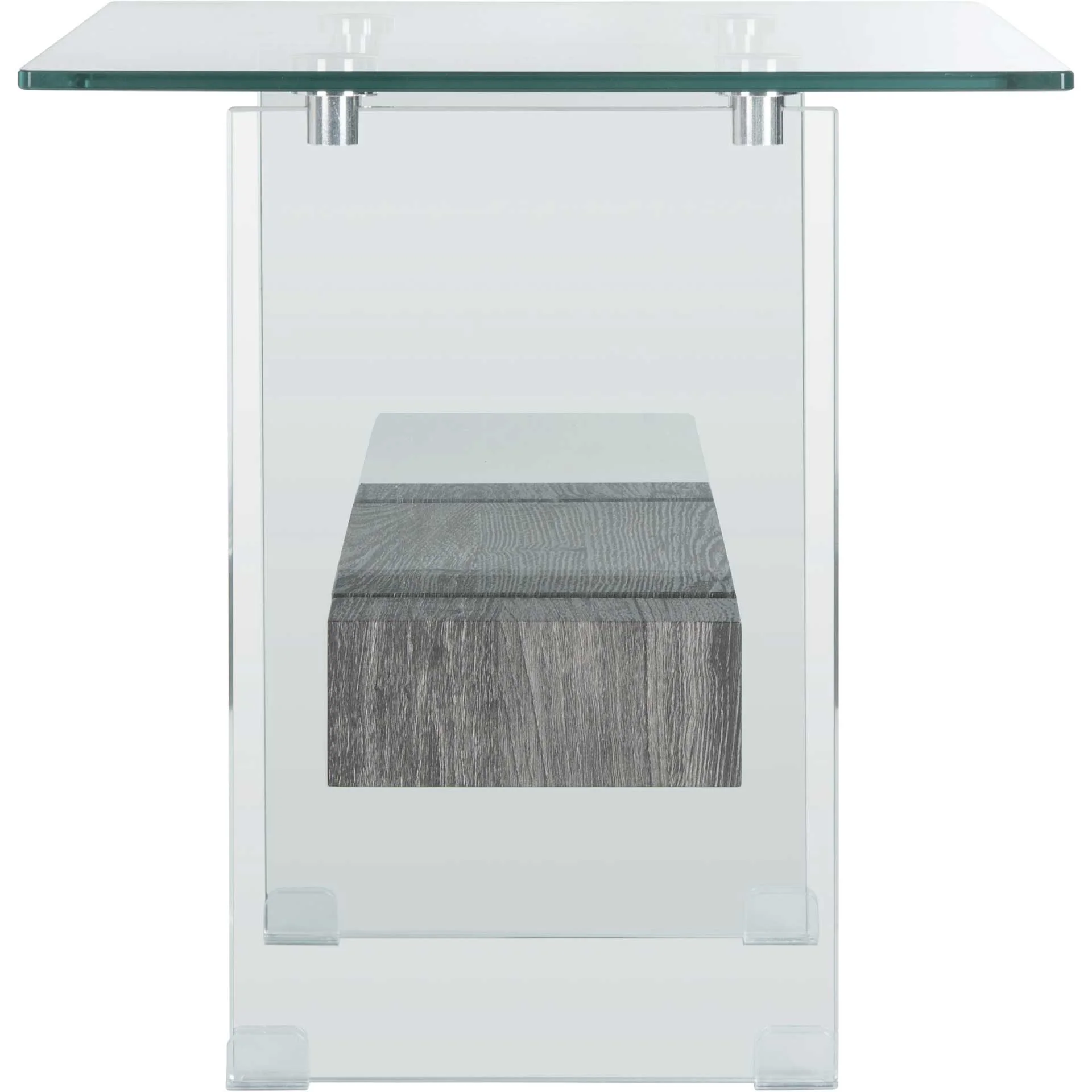 Karis Side Table Glass/Black Oak - Image 3