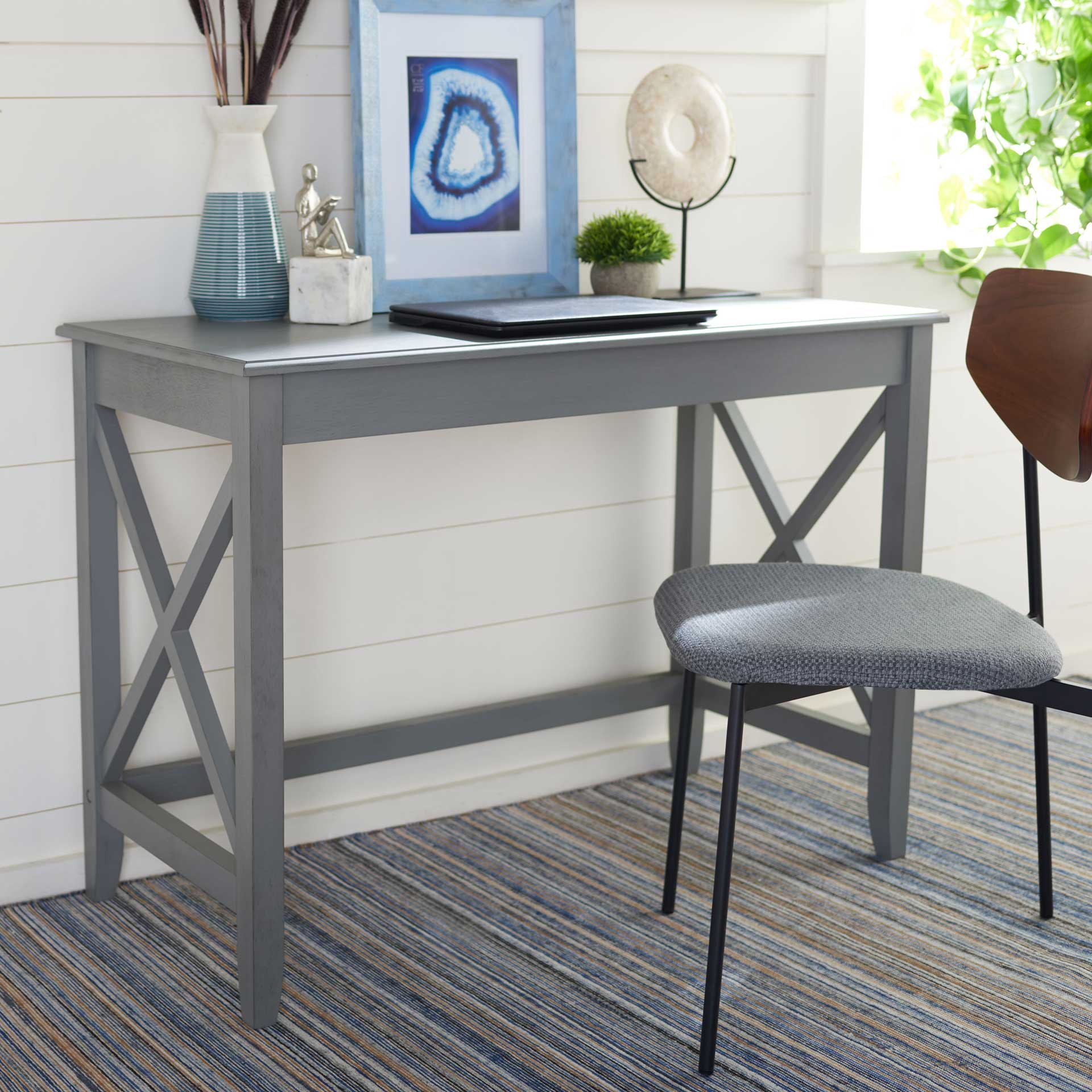 Kas Desk Distressed Gray - Image 4