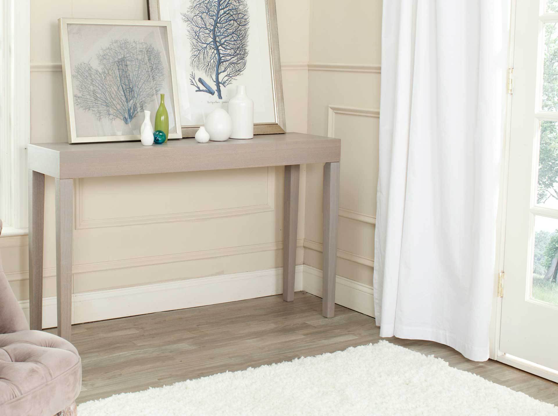 Kasey Wood Console Table Gray - Image 3