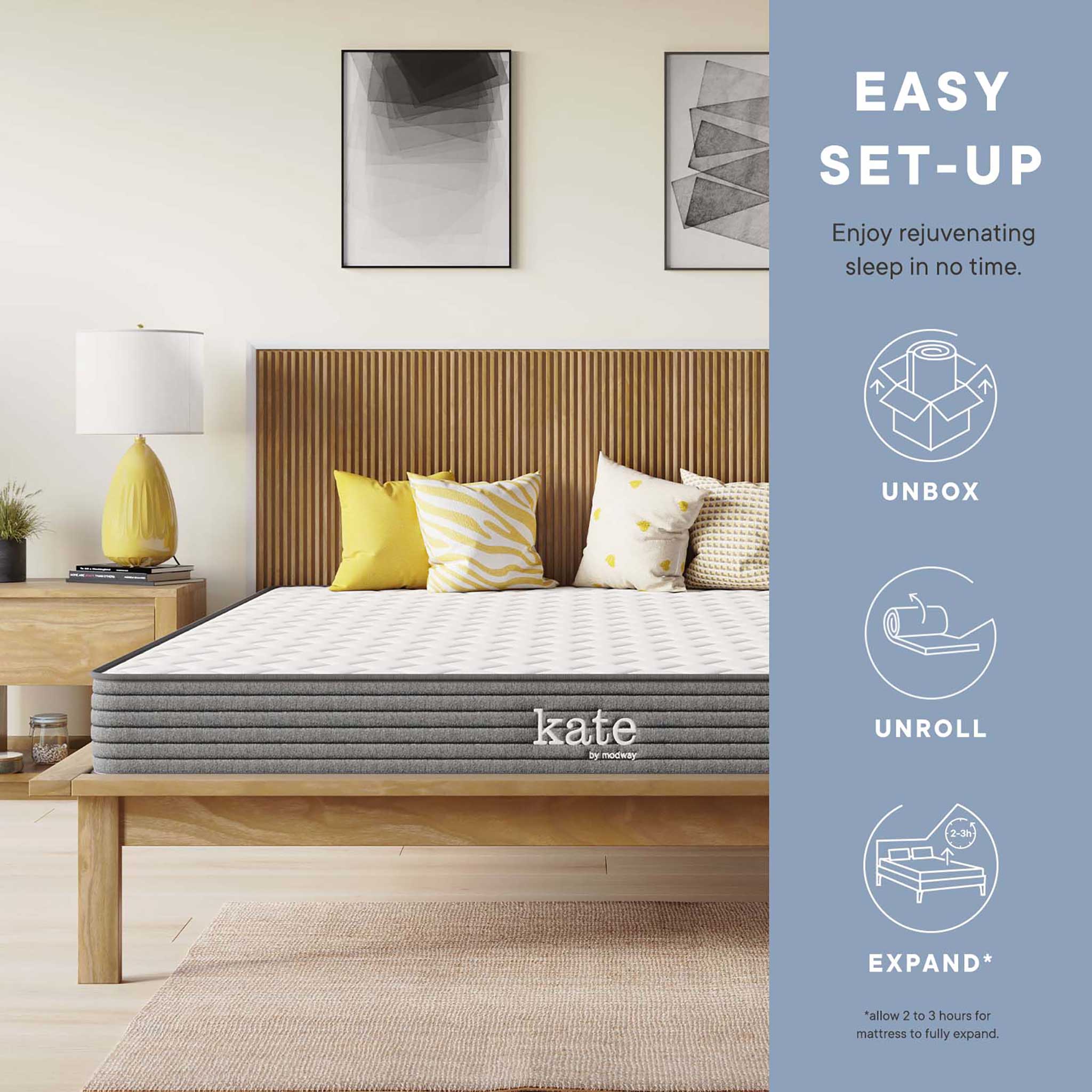 Kate 6" Innerspring Mattress White - Image 5