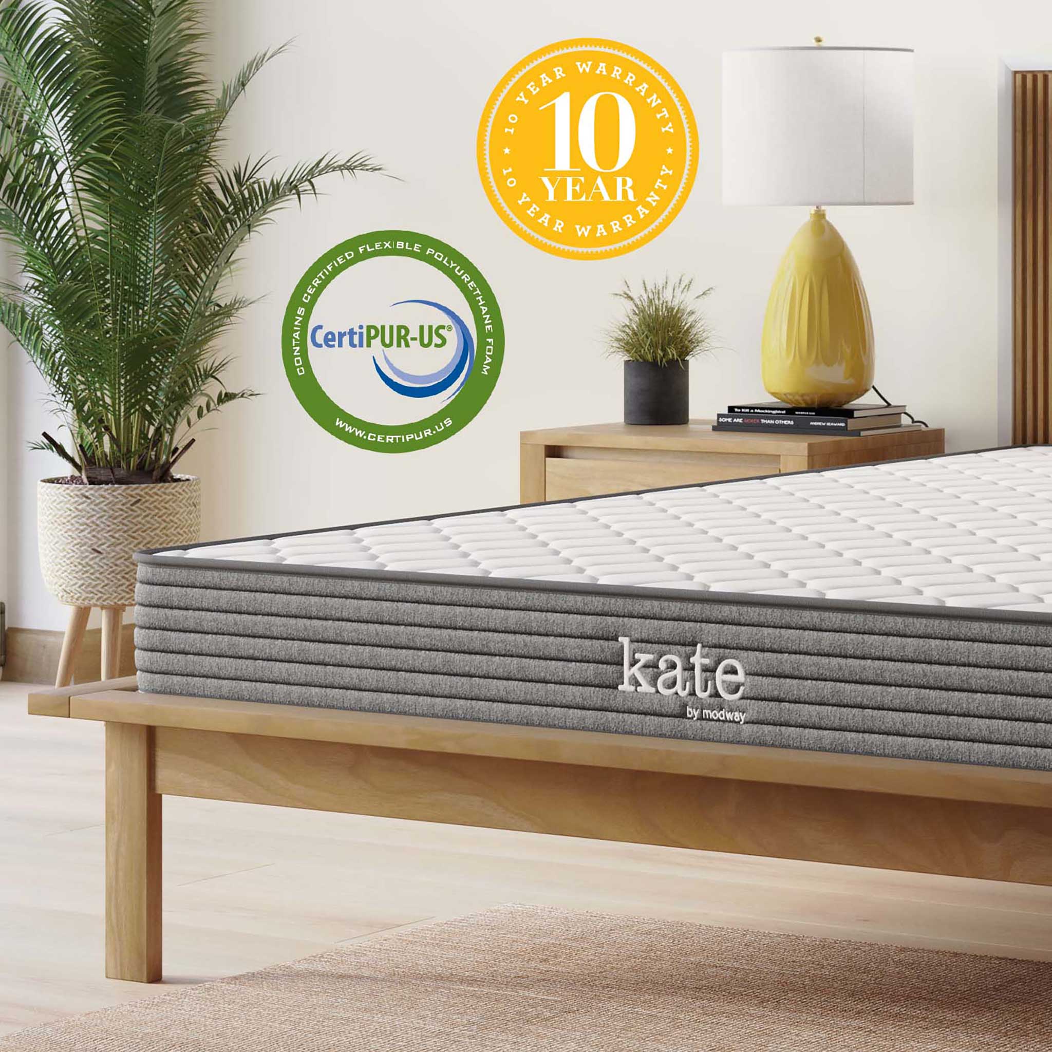 Kate 6" Innerspring Mattress White - Image 6