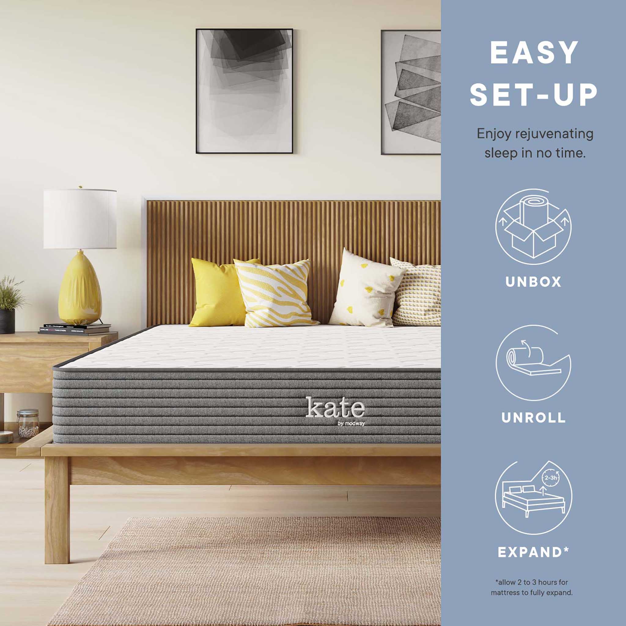 Kate 8" Innerspring Mattress White - Image 5