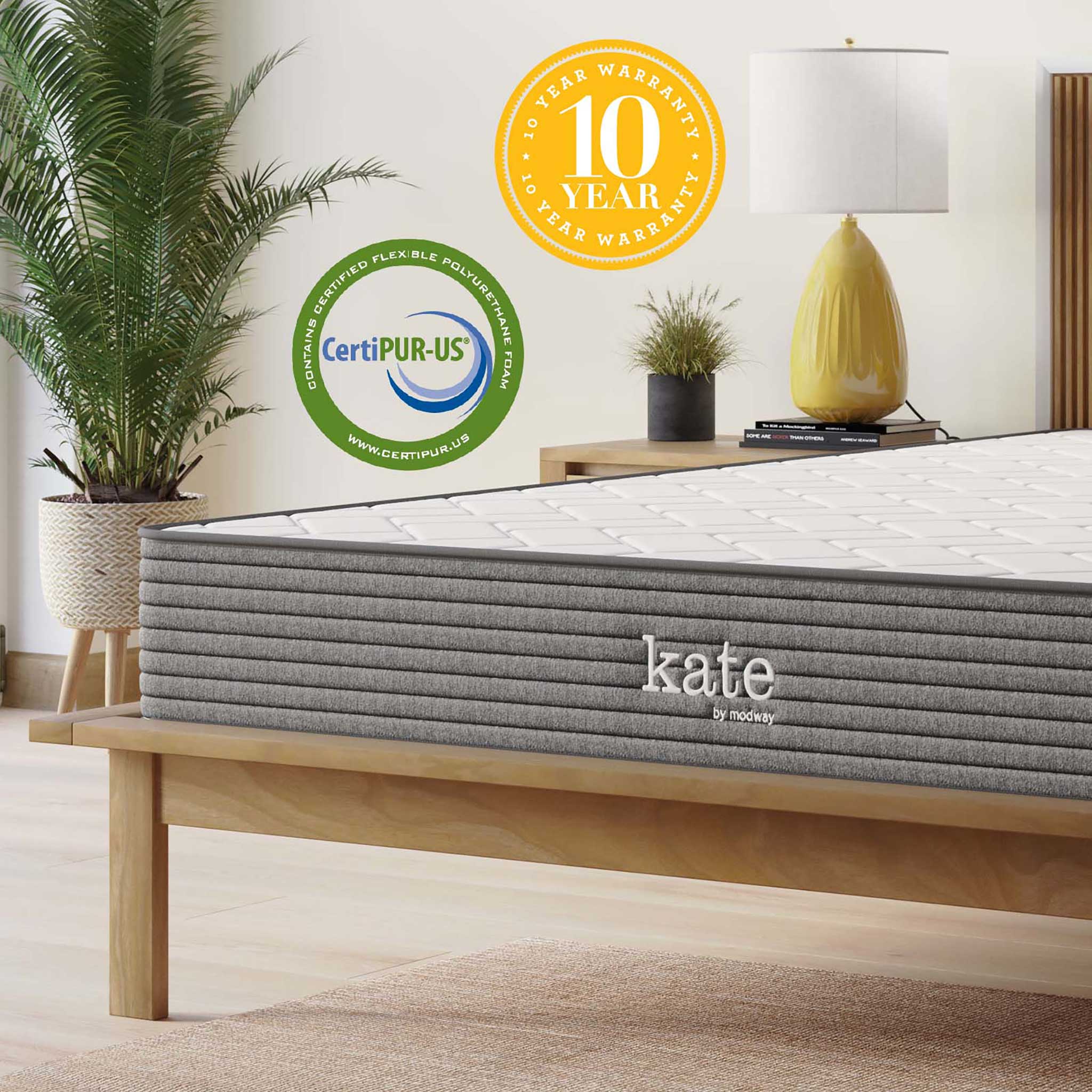 Kate 8" Innerspring Mattress White - Image 6
