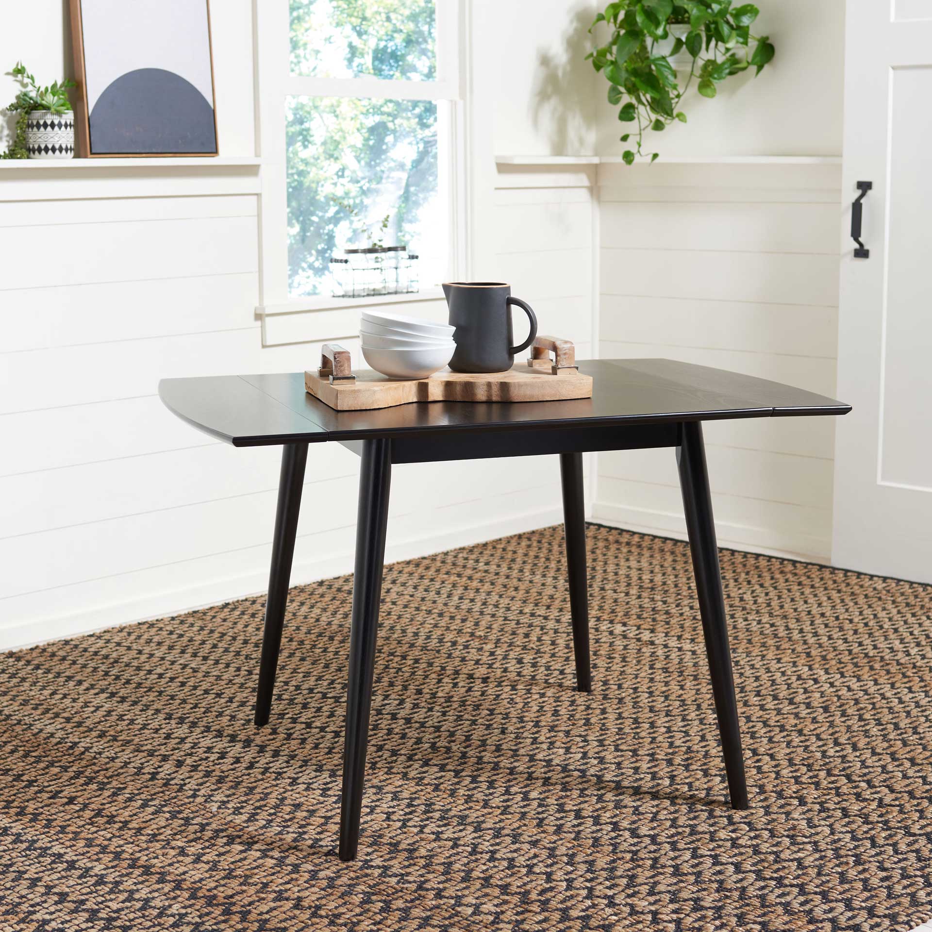Katelyn Extension Dining Table Matte Black - Image 8