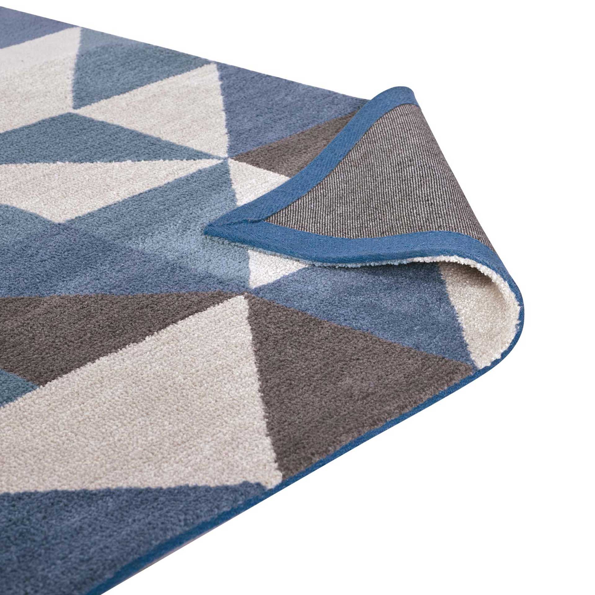 Kayes Area Rug Blue/White/Gray - Image 4