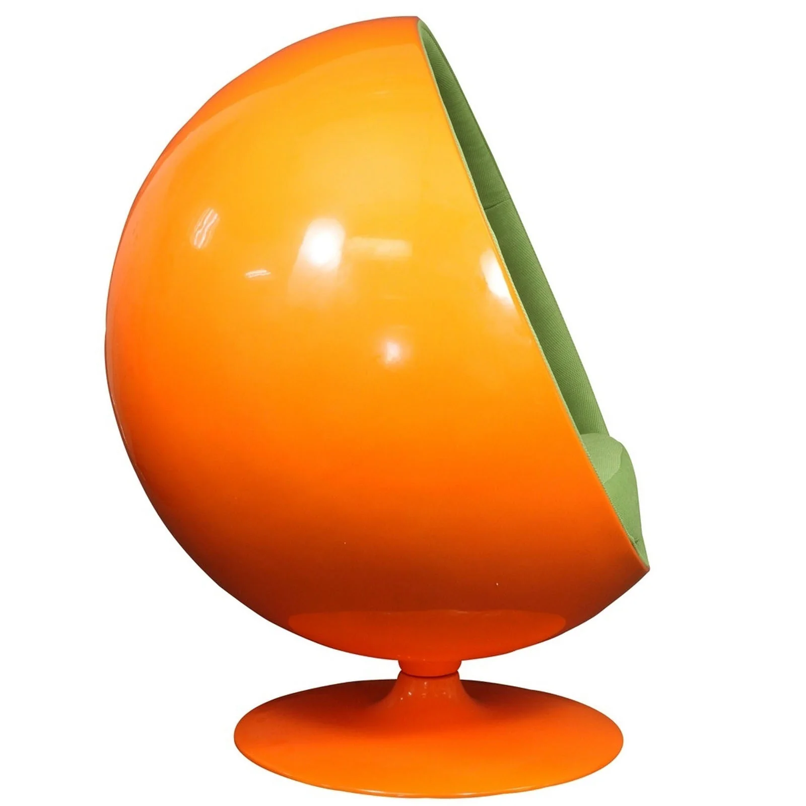 Keane Lounge Chair Orange Green - Image 3