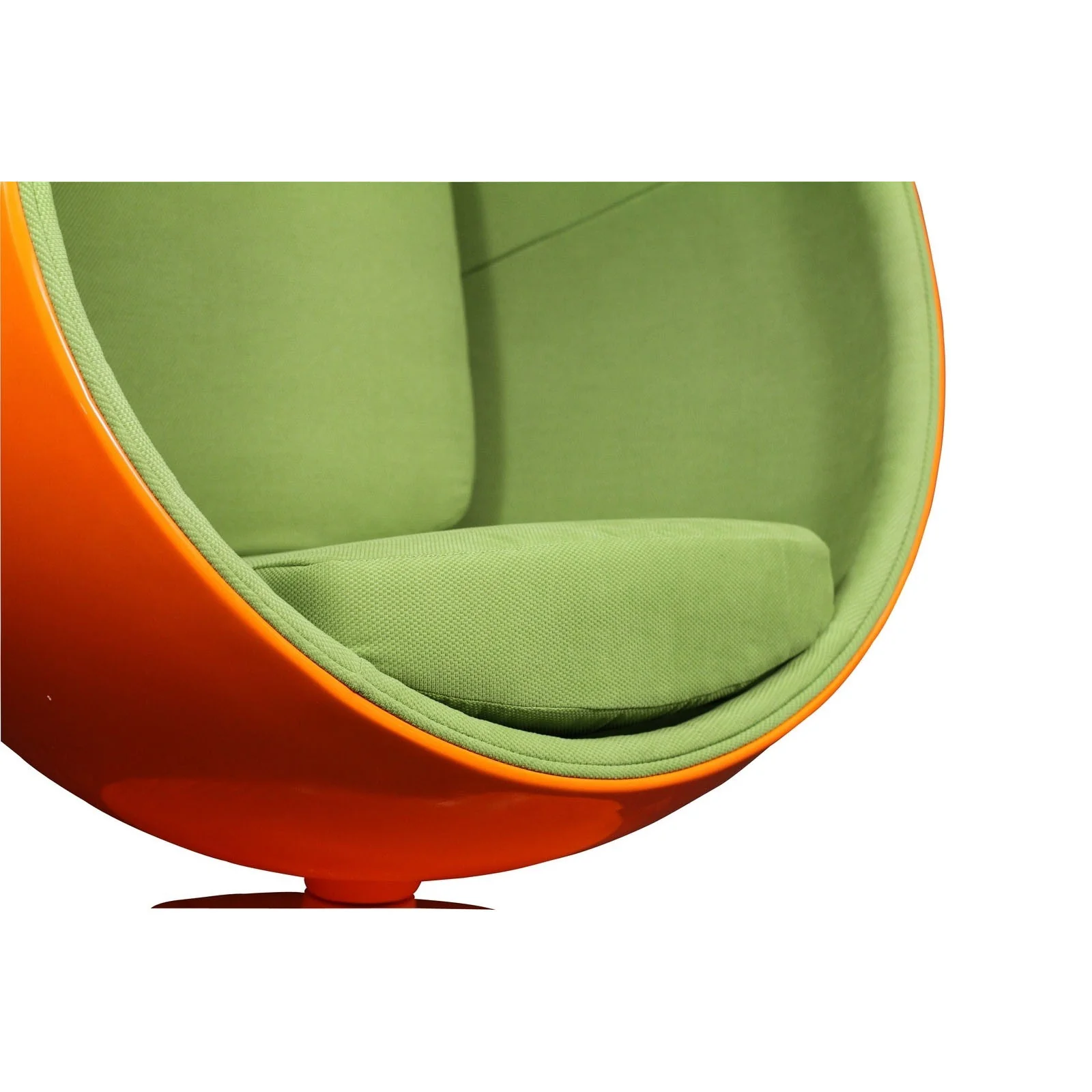 Keane Lounge Chair Orange Green - Image 4
