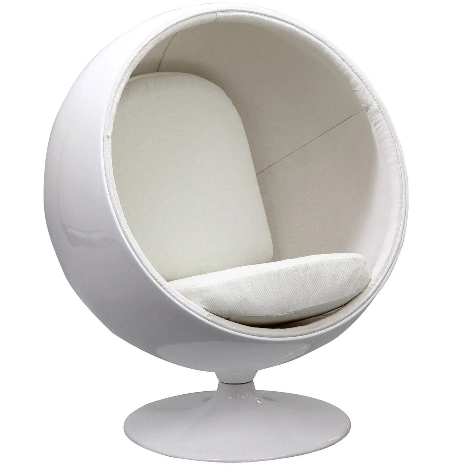 Keane Lounge Chair White - Image 2