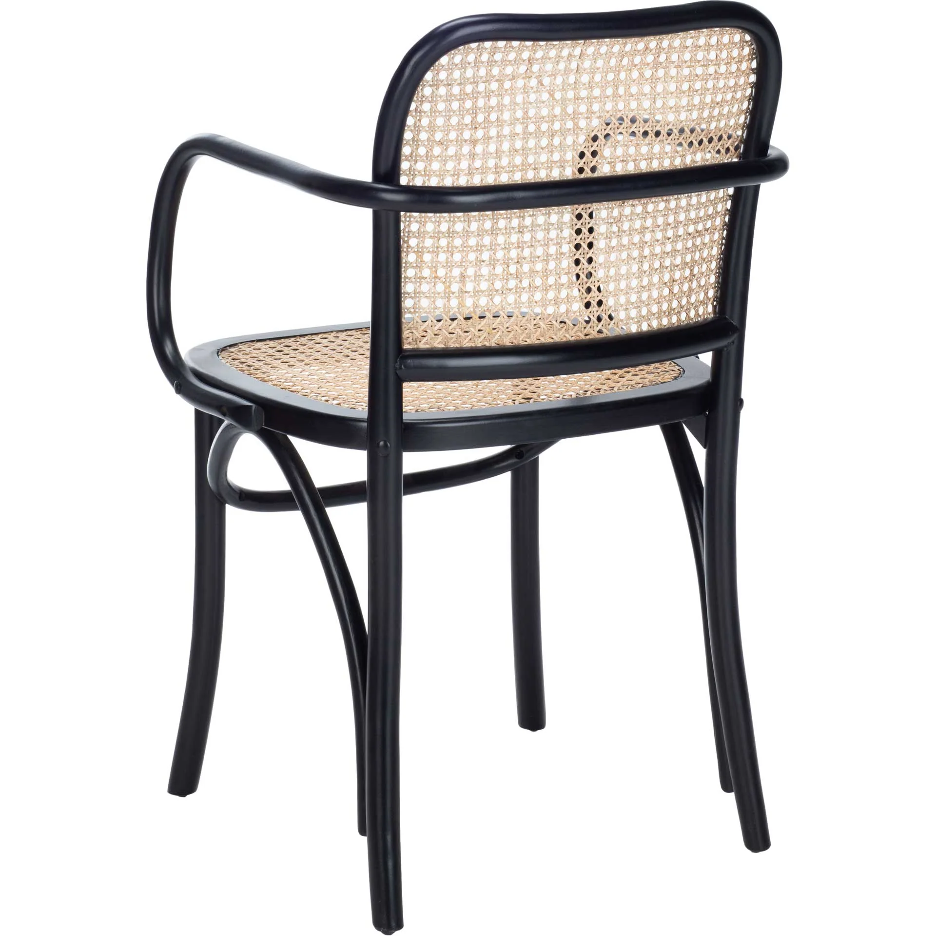 Keanu Cane Dining Chair Black/Natural - Image 5