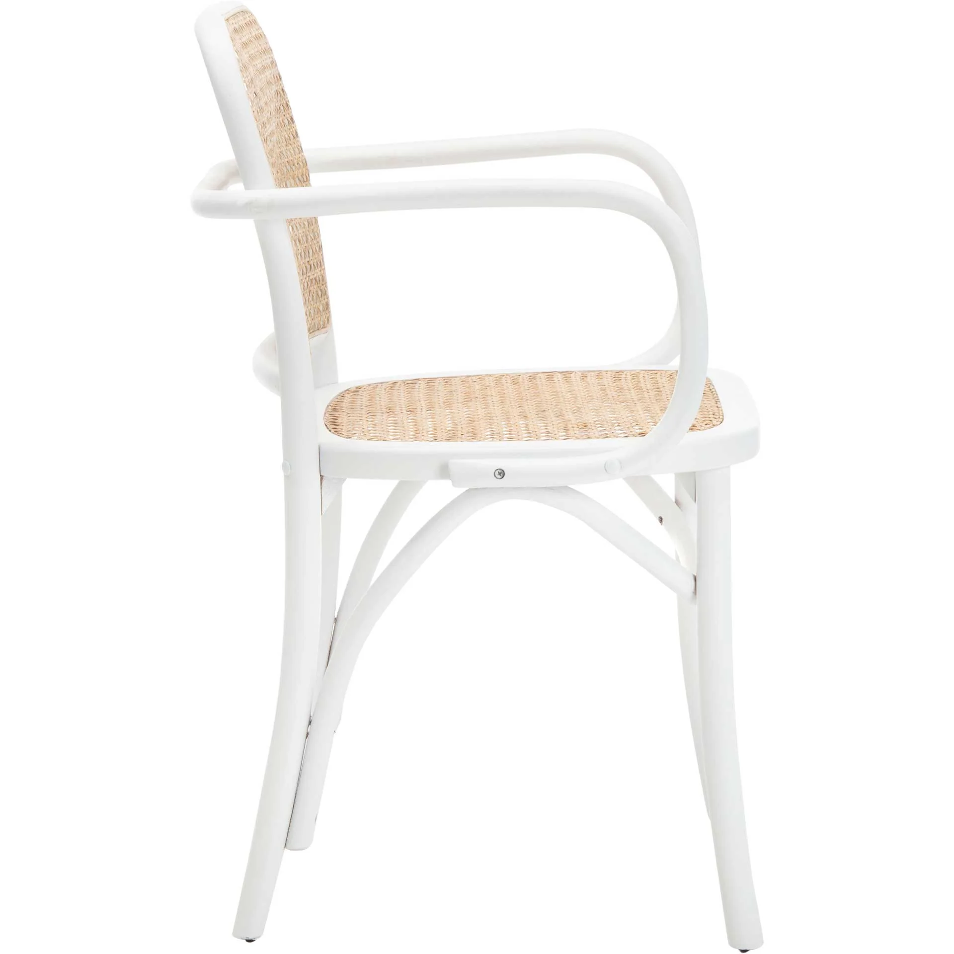 Keanu Cane Dining Chair White/Natural - Image 3