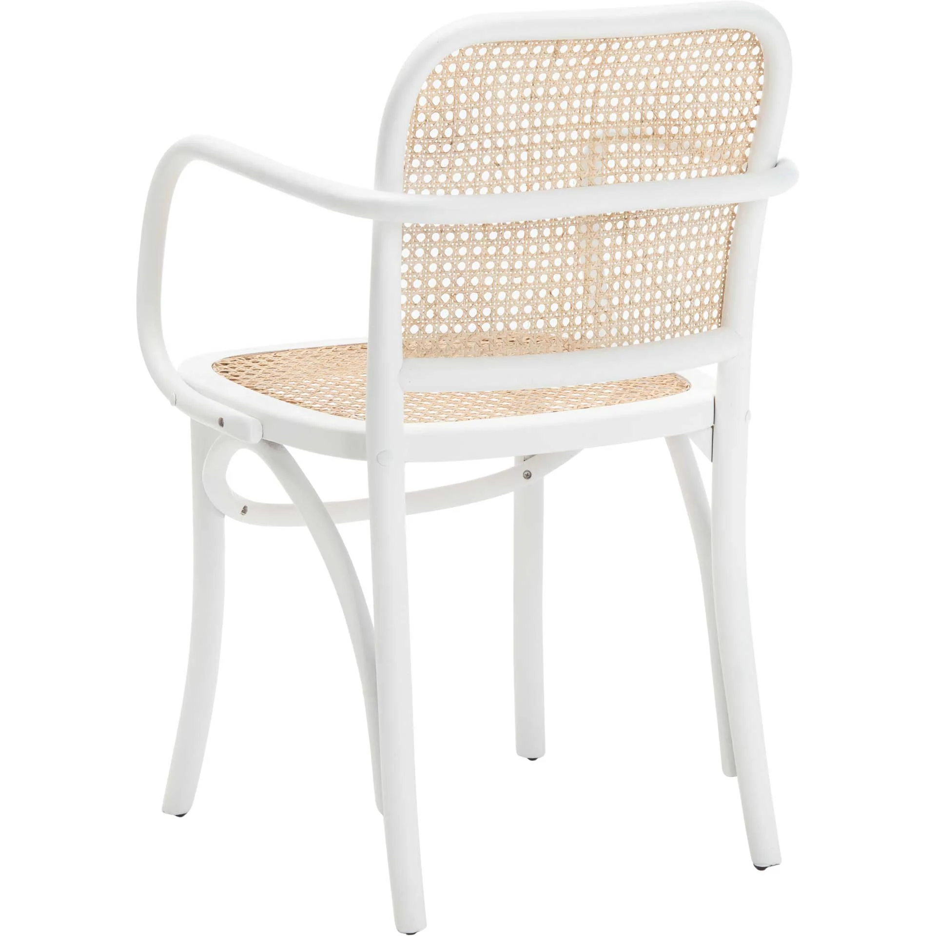 Keanu Cane Dining Chair White/Natural - Image 5