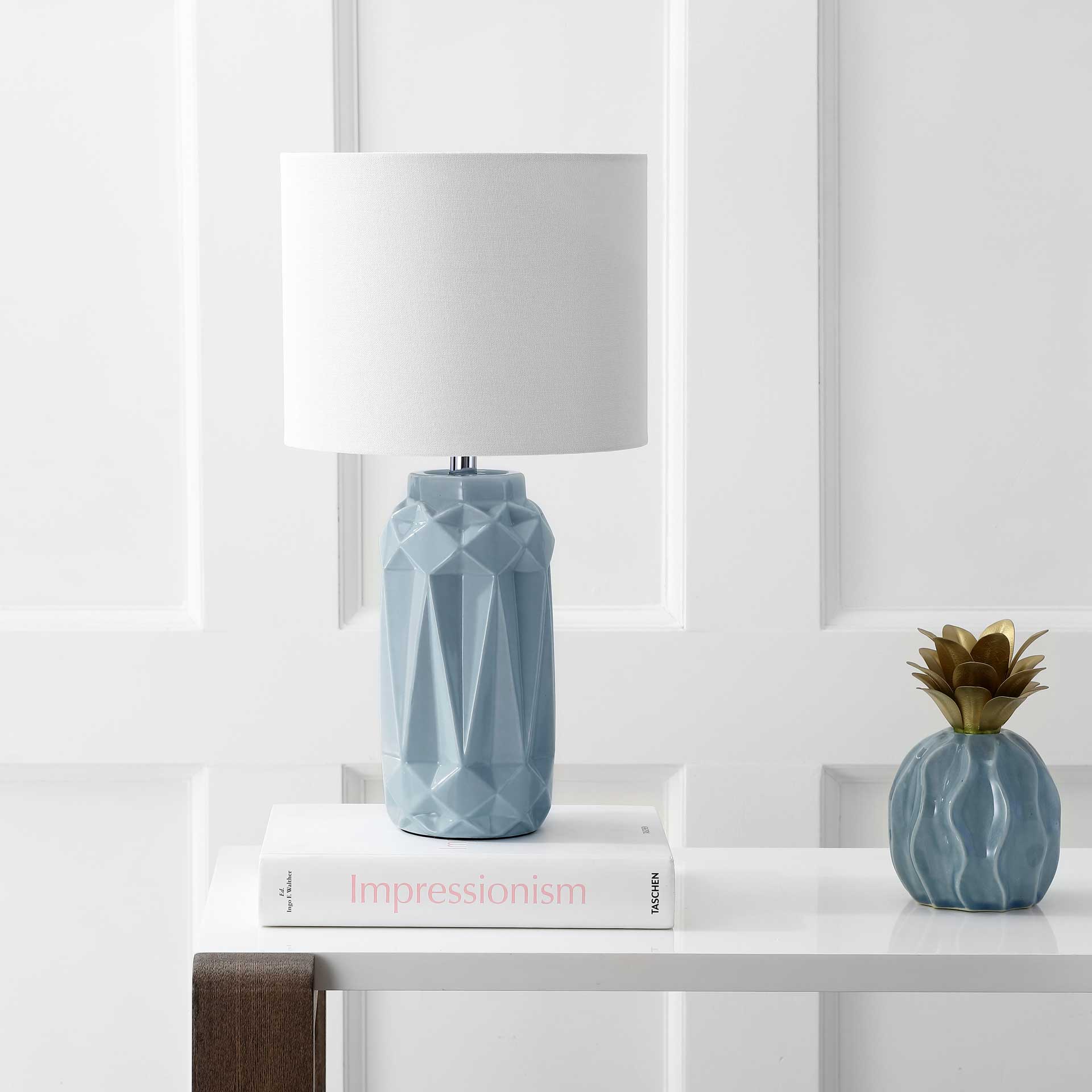 Keaton Table Lamp Light Blue - Image 3