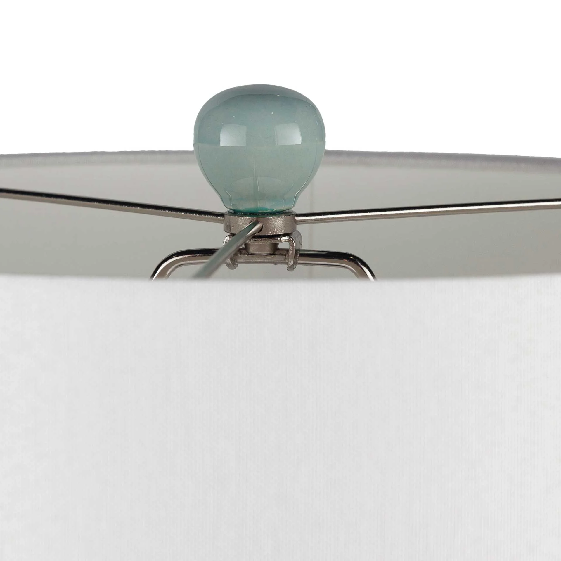 Keaton Table Lamp White/Pale Blue - Image 2