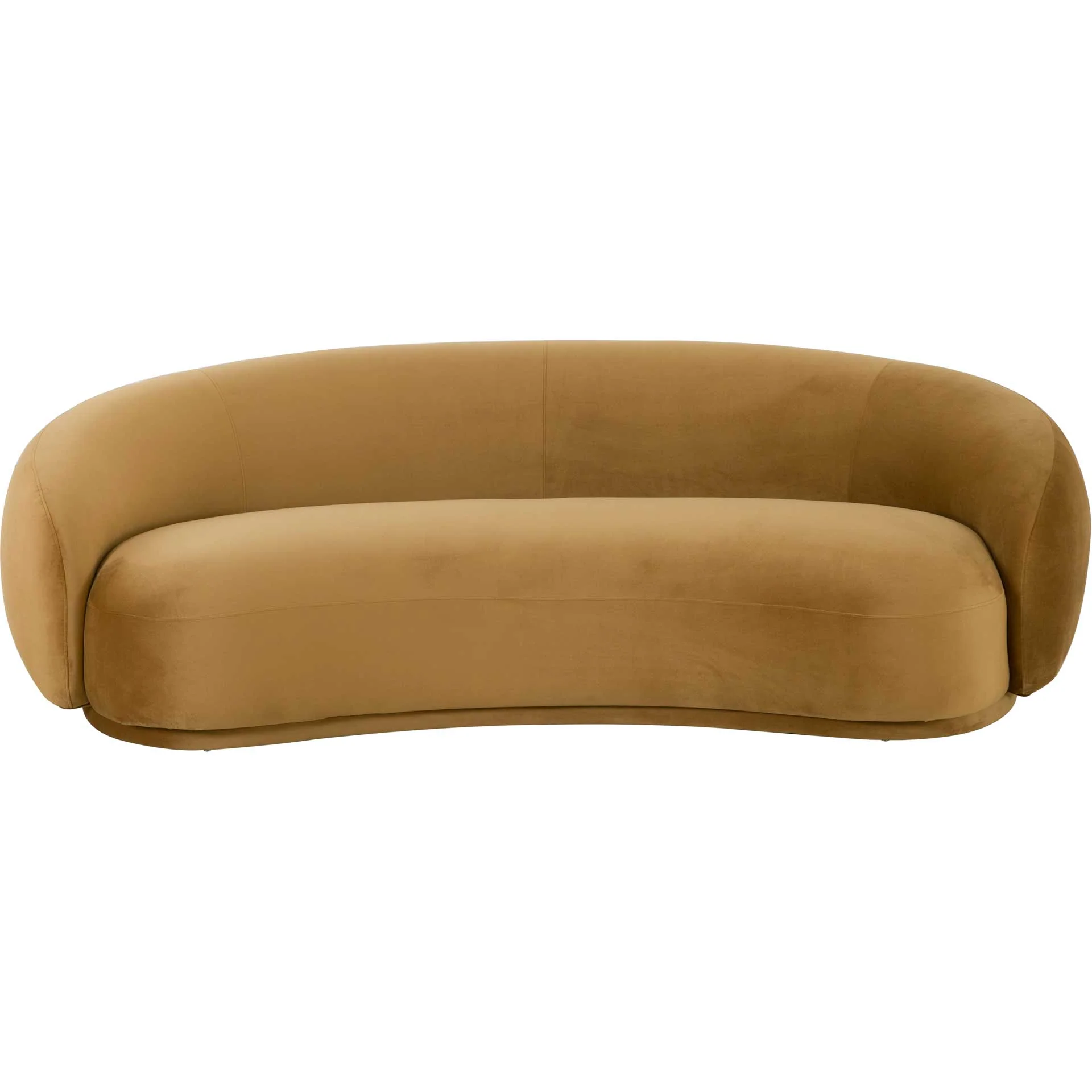 Keelin Velvet Sofa Cognac - Image 2