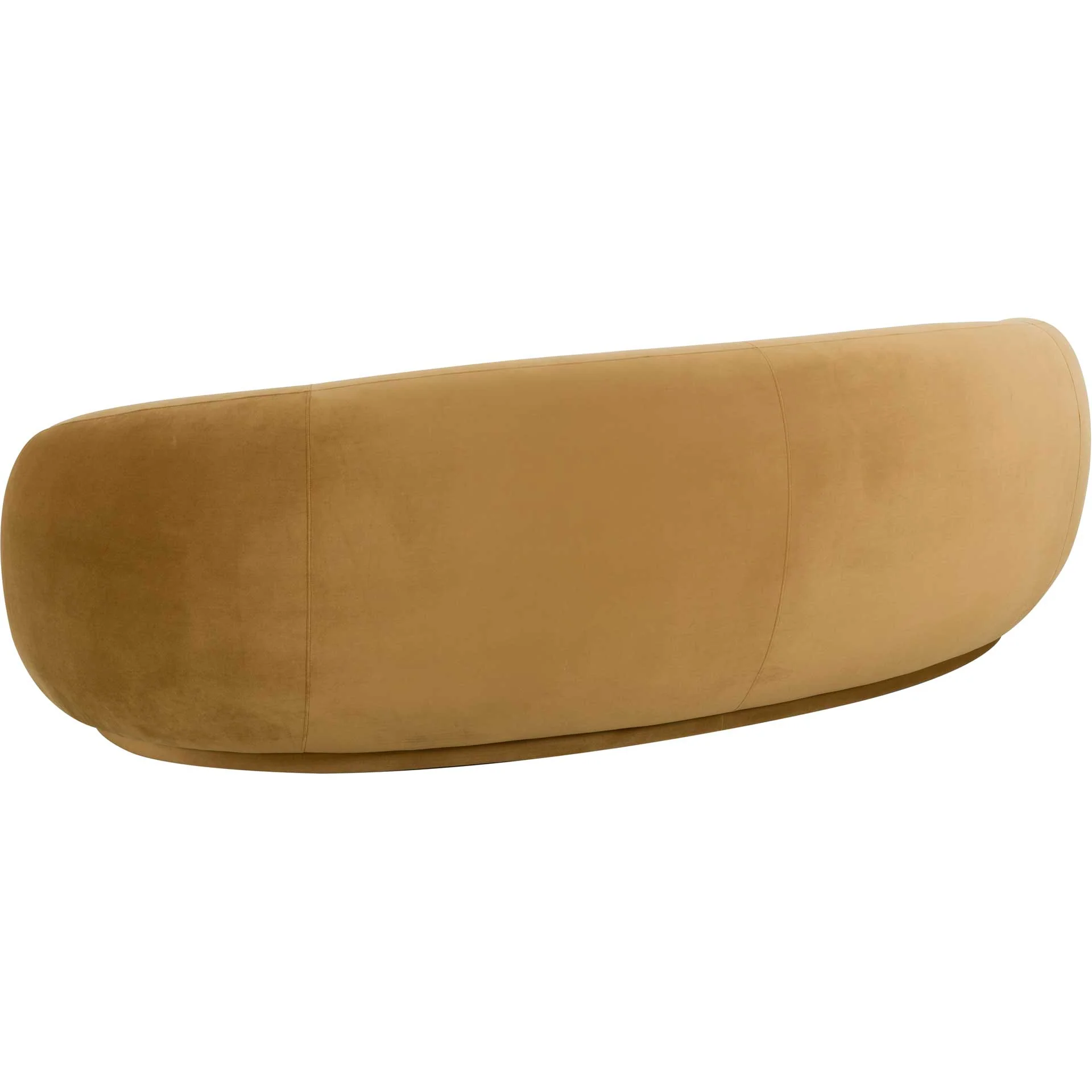 Keelin Velvet Sofa Cognac - Image 3
