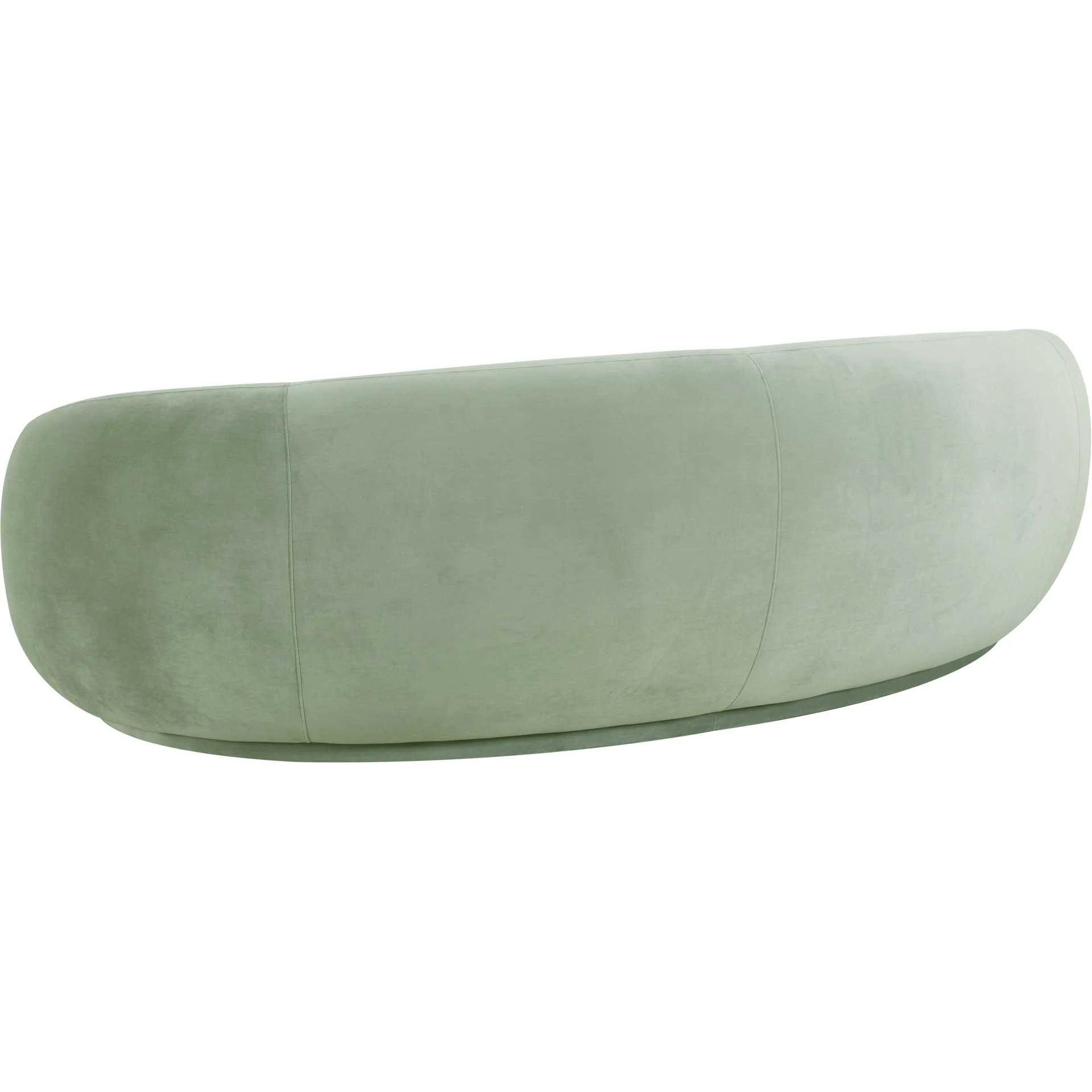 Keelin Velvet Sofa Moss Green - Image 3