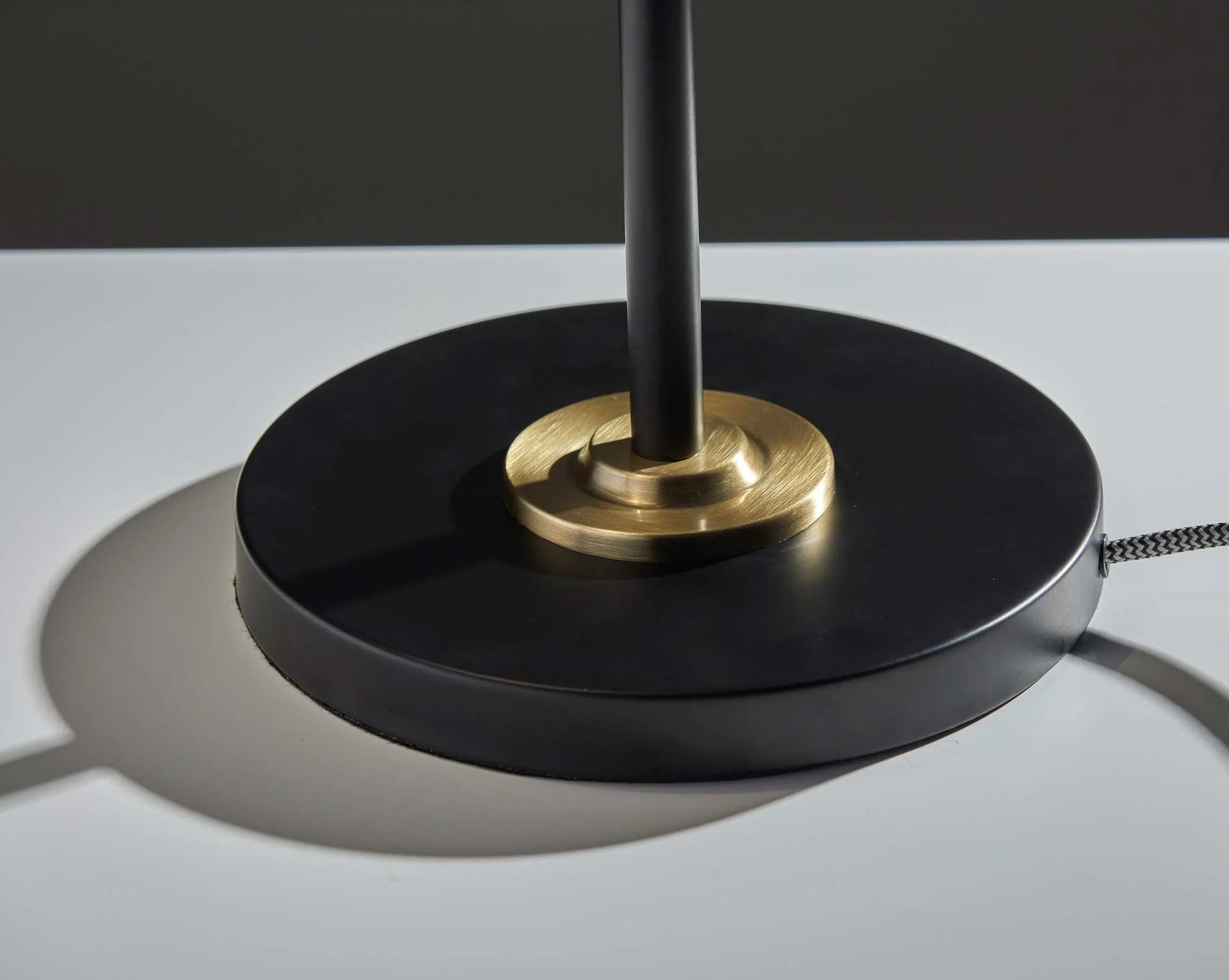 Keith Desk Lamp Black/Antique Brass - Image 9