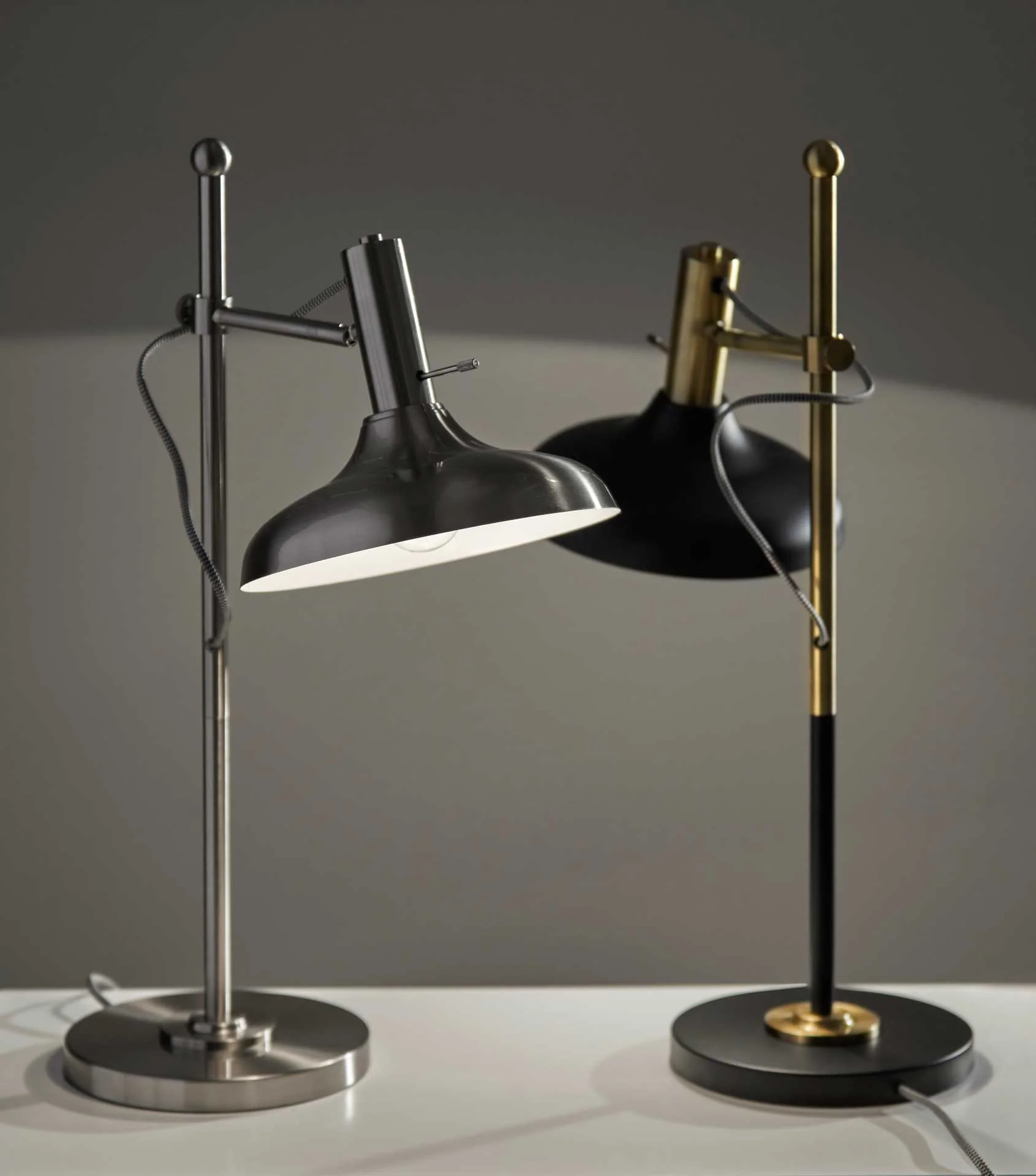 Keith Desk Lamp Brushed Steel - Image 4