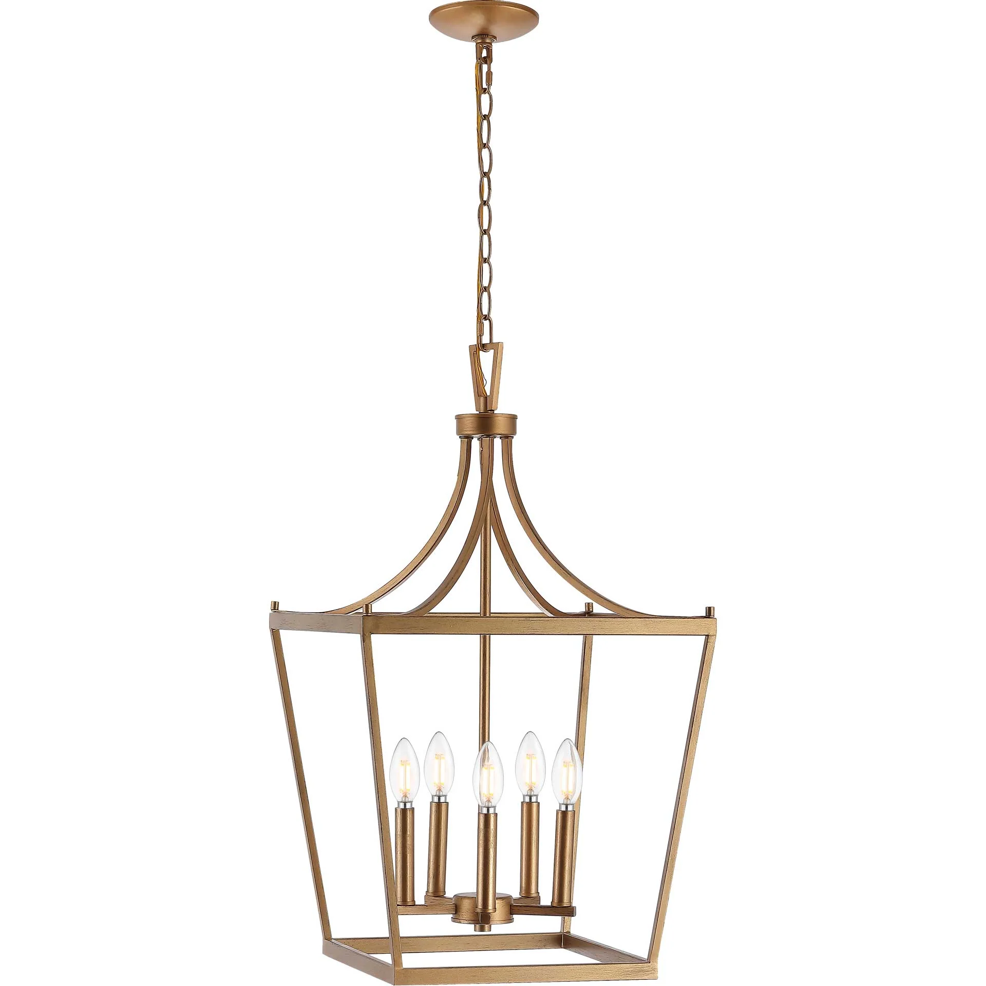 Kelesie 5 Light Pendant Gold - Image 2