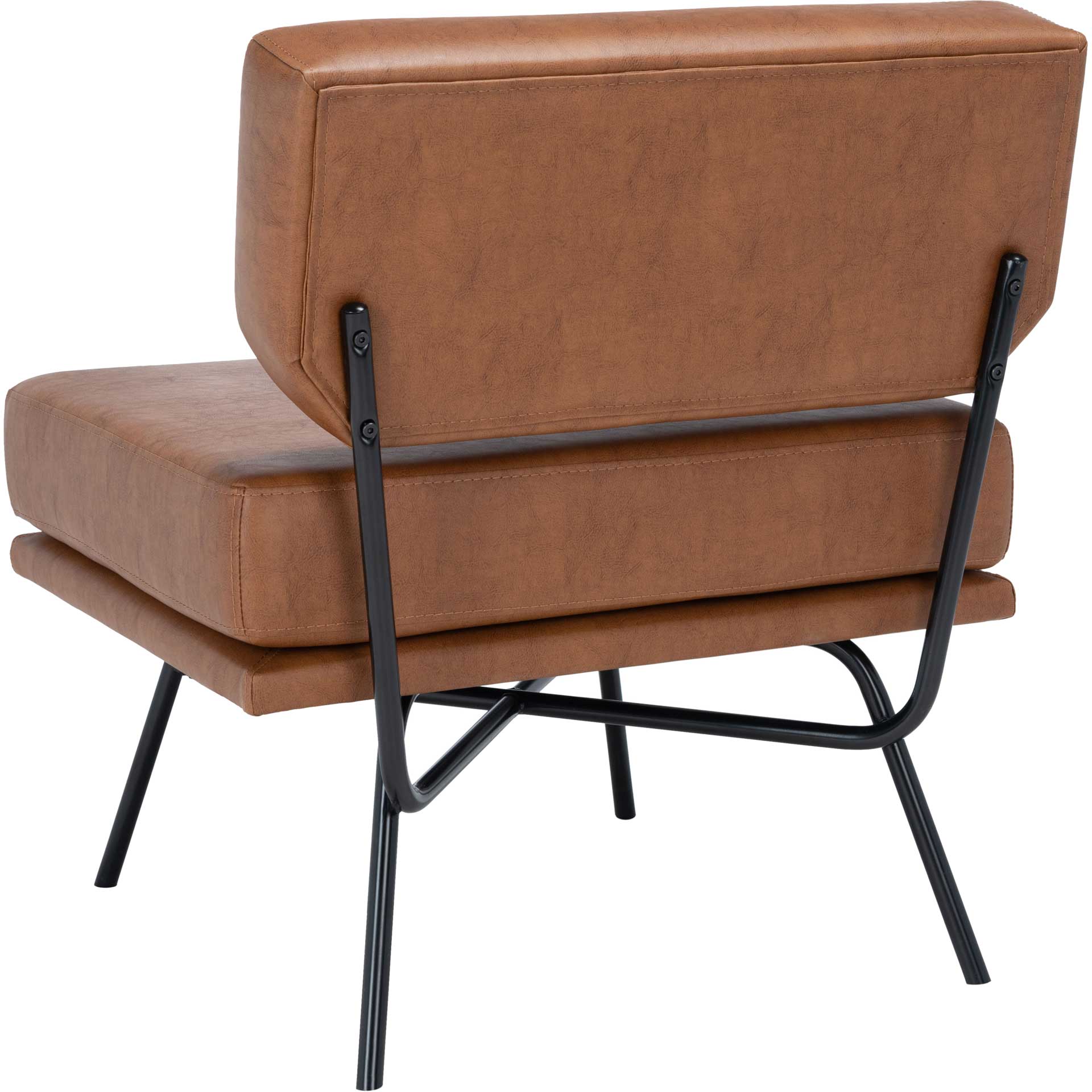 Kelly Accent Chair Cognac/Matte Black - Image 4