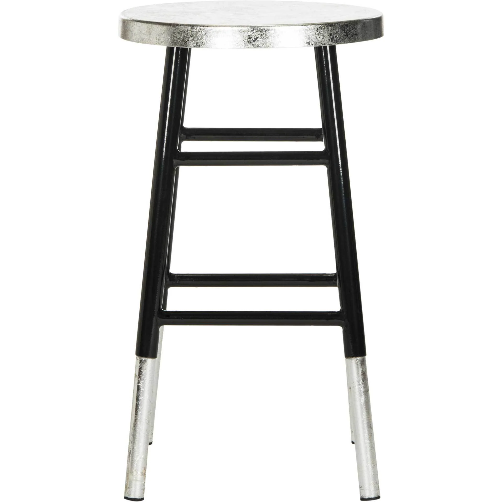 Kelsey Dipped Silver Bar Stool Black - Image 5
