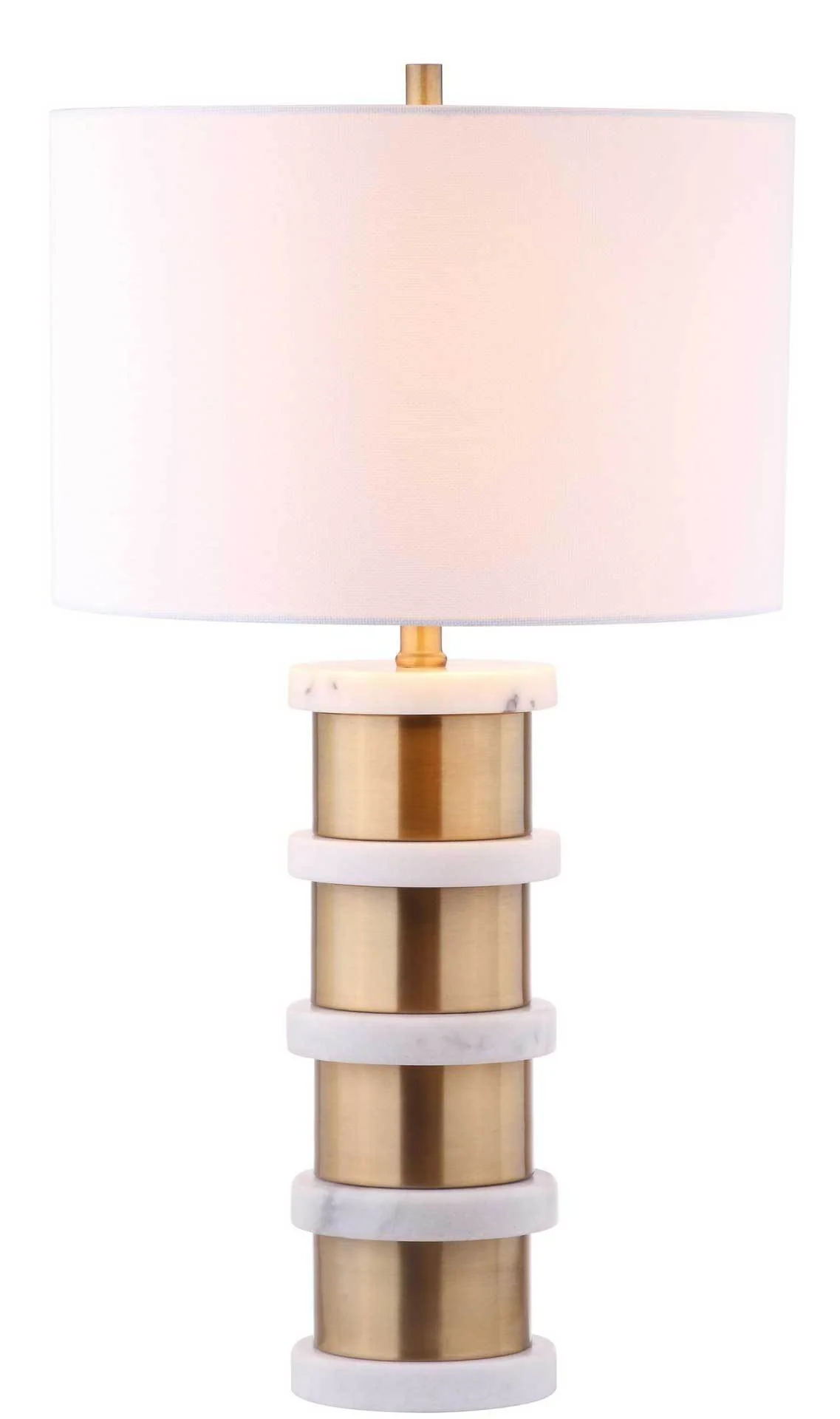 Kelsie Table Lamp Brass Gold/White (Set of 2) - Image 2