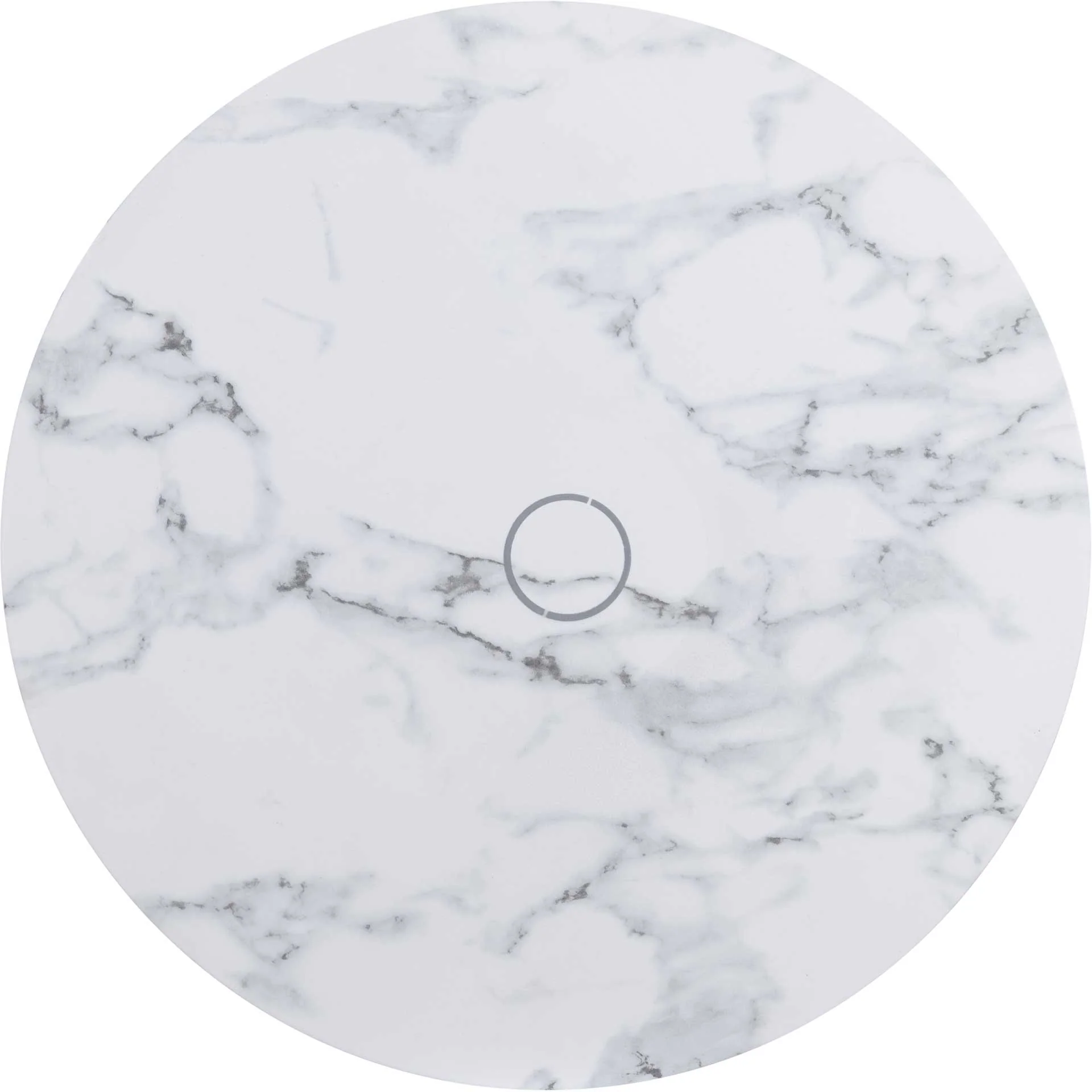 Kennedy Side Table White/Chrome - Image 8