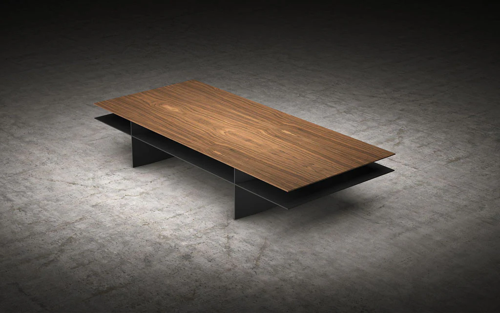 Kensington Coffee Table Walnut/Graphite - Image 6