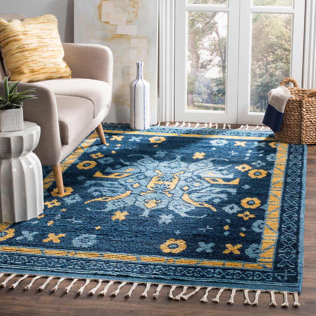Kenya Blue/Gold Area Rug - Image 4