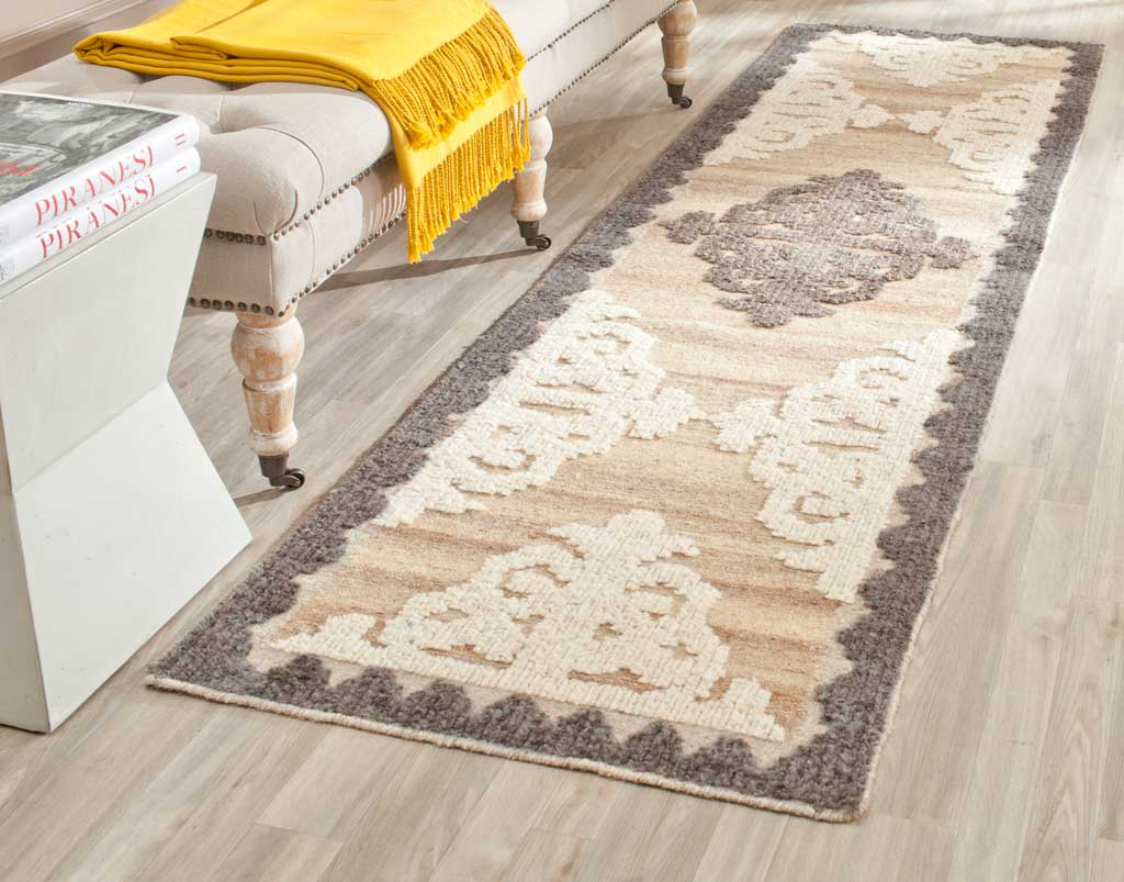 Kenya Brown/Charcoal Runner Rug - Image 3