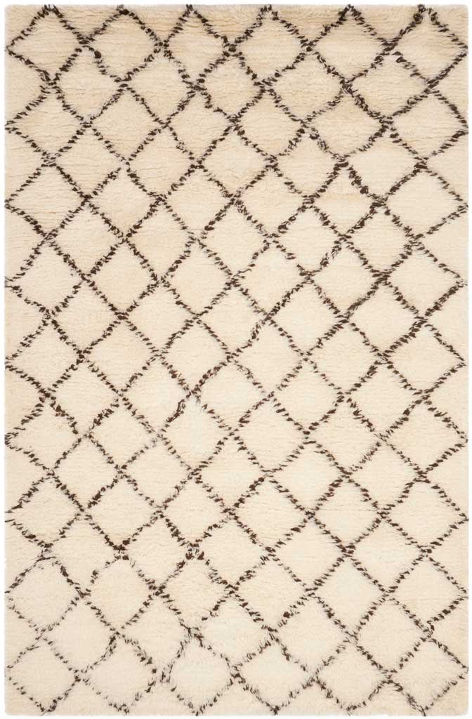 Kenya Diamond Ivory/Dark Brown Area Rug - Image 2